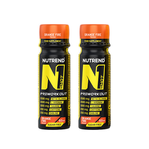 NUTREND N1 Shot PreWorkout - 2x 60ml