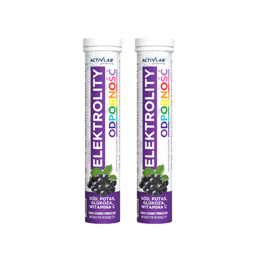 ACTIVLAB PHARMA - Elektrolity Odporność - 20tabs - 2x Blackcurrant