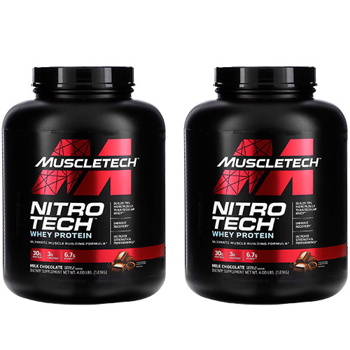 MUSCLE TECH Nitro Tech Whey Protein - 2x 1810g