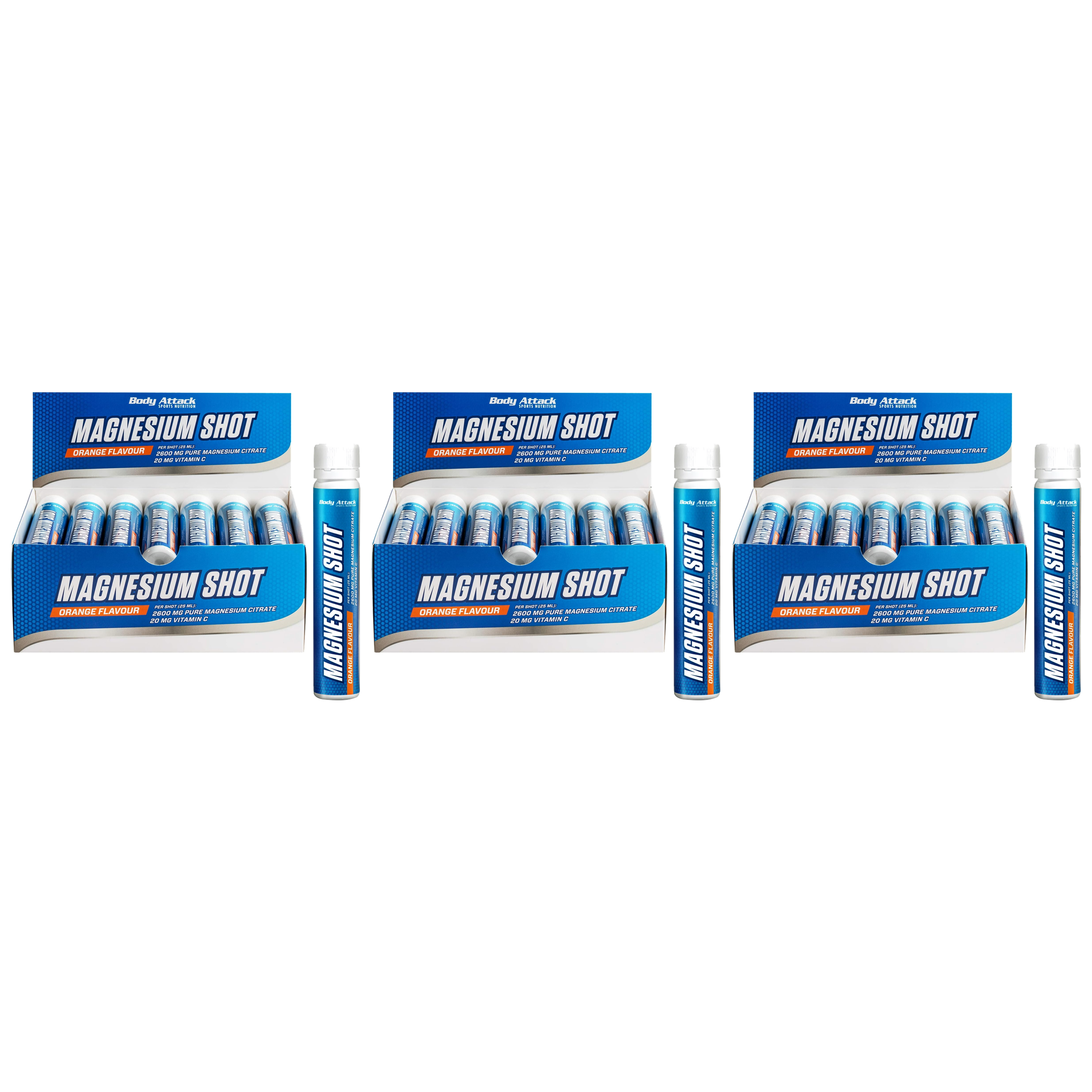 BODY ATTACK - Magnesium Shot - 20x 3x 25g