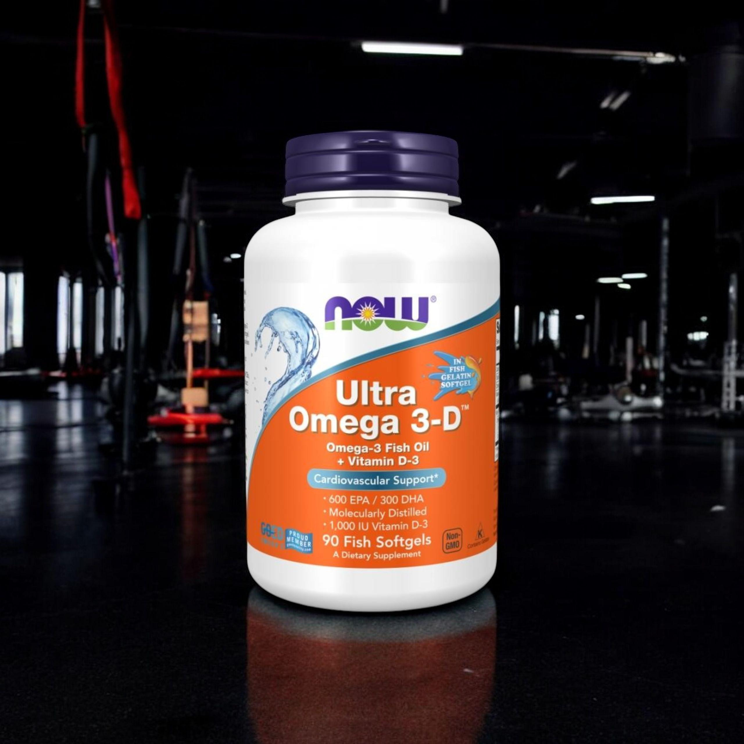NOW - Ultra Omega 3-D Fish Oil - 3x 90softgels