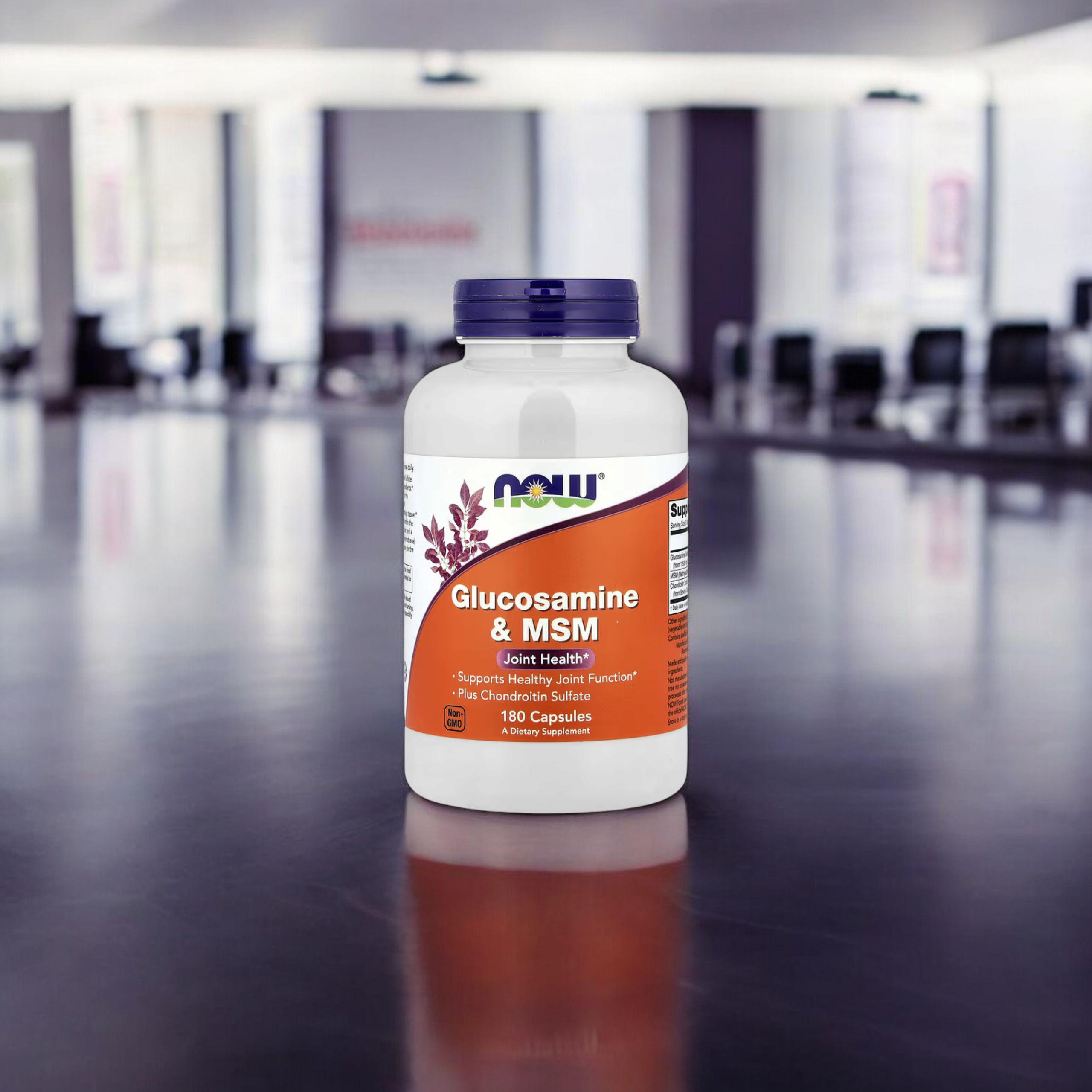 NOW Glucosamine & MSM - 2x 180caps