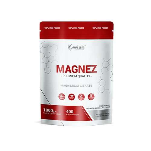WISH Pharmaceutical Cytrynian Magnezu - 2x 1000g