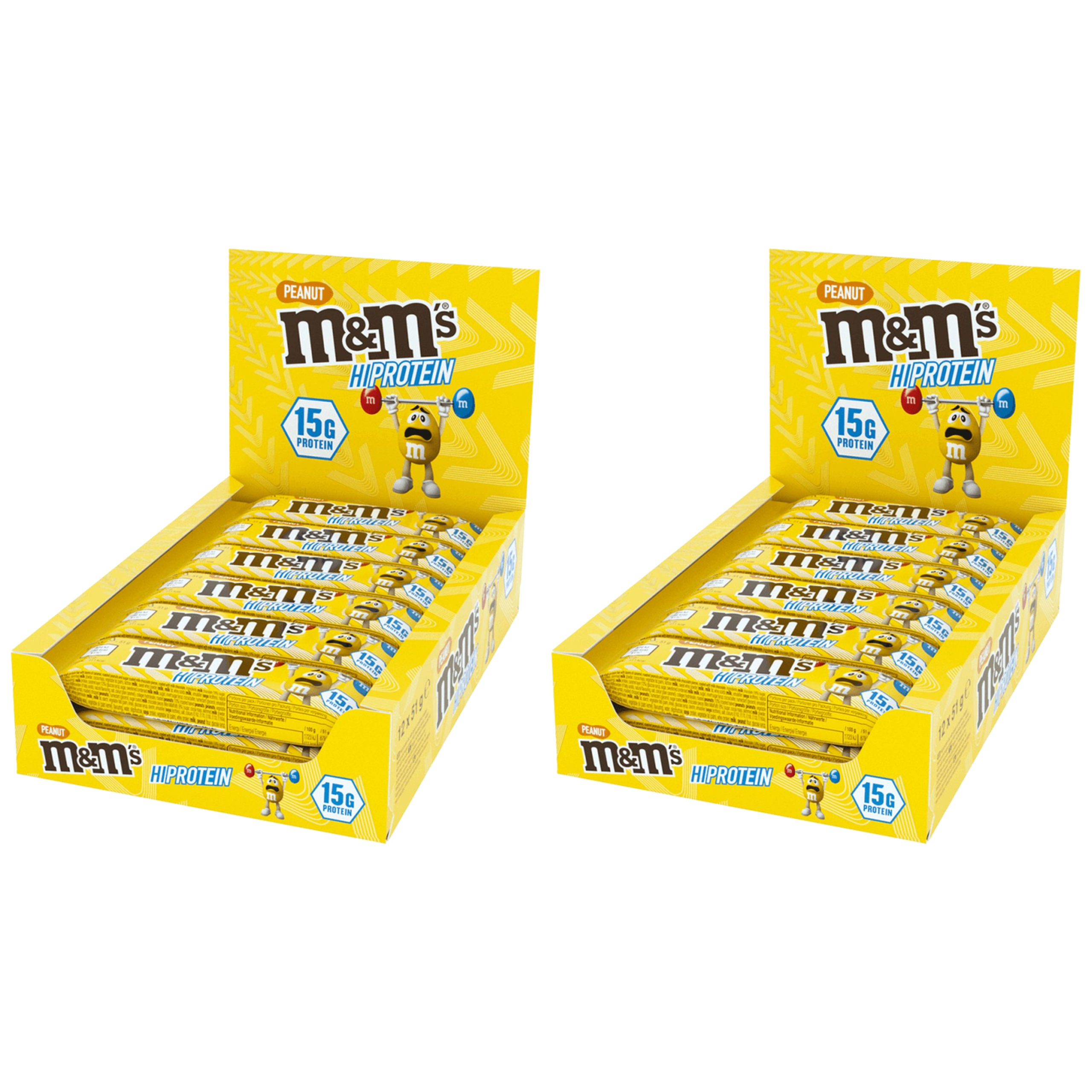 Mars - M&M`s HiProtein Bar - 12x 2x 52g 