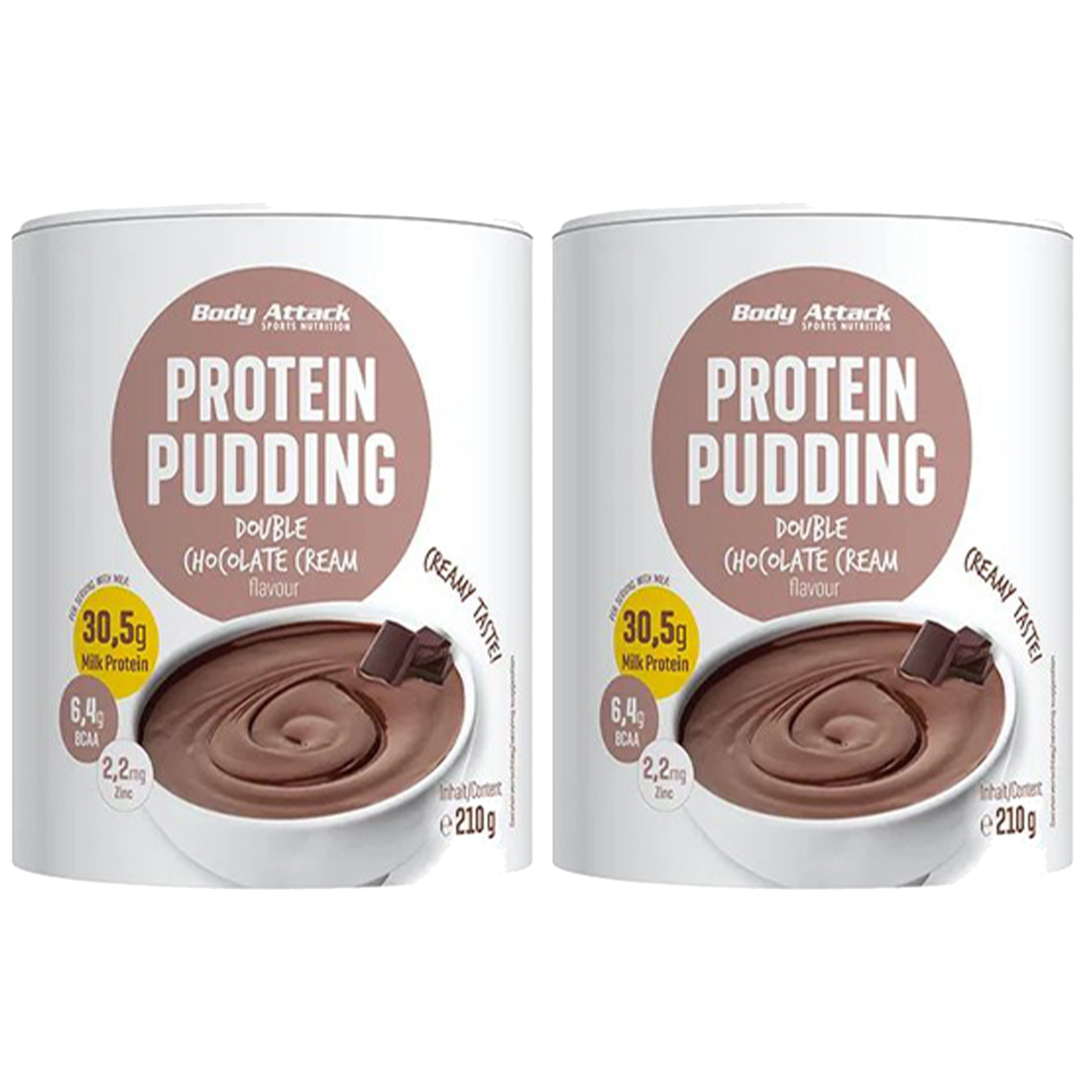 BODY ATTACK Protein Pudding - 2x 210g