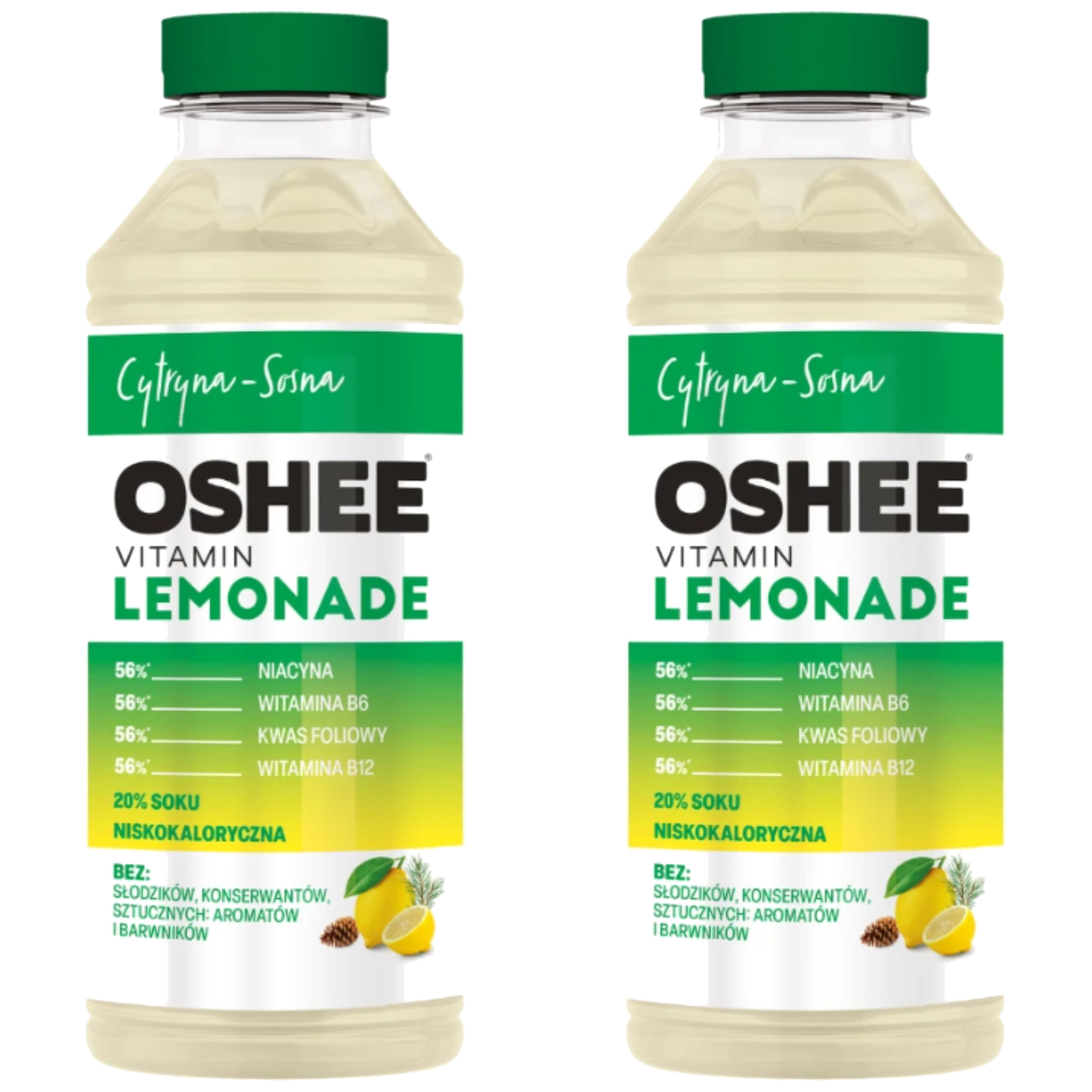 OSHEE - Vitamin Lemonade - 2x 555ml - Lemon Pine