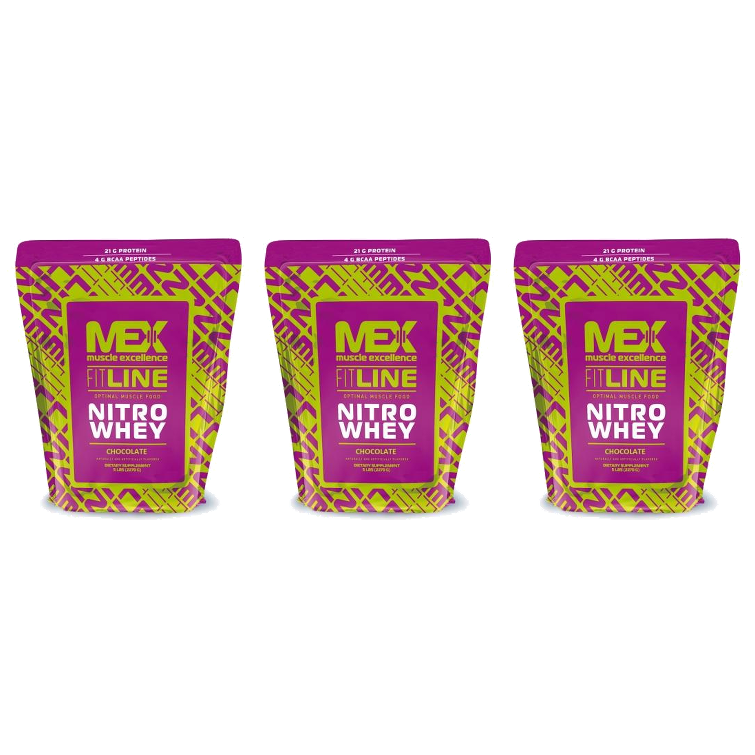 MEX NUTRITION - Nitro Whey - 3x 2270g