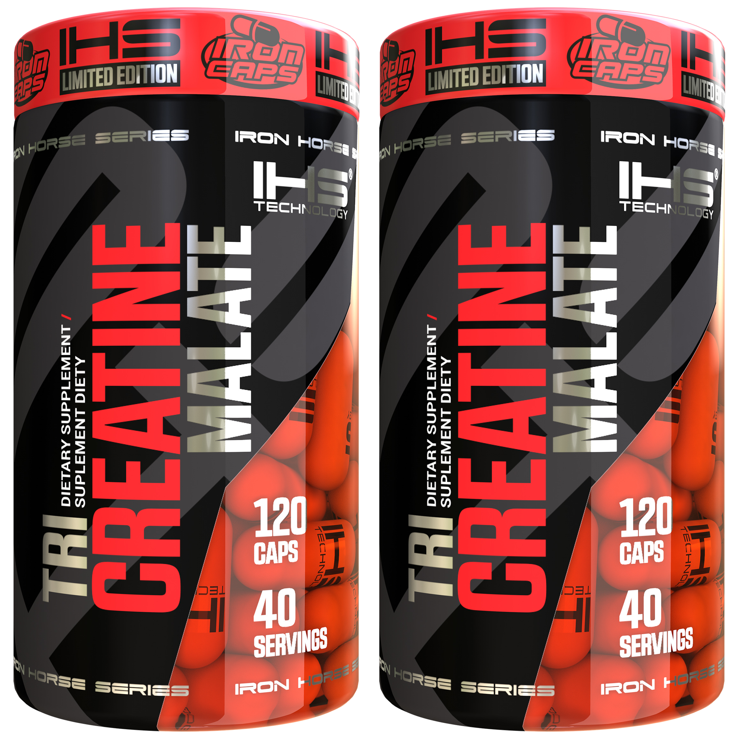 IRON HORSE Tri Creatine Malate - 2x 120caps