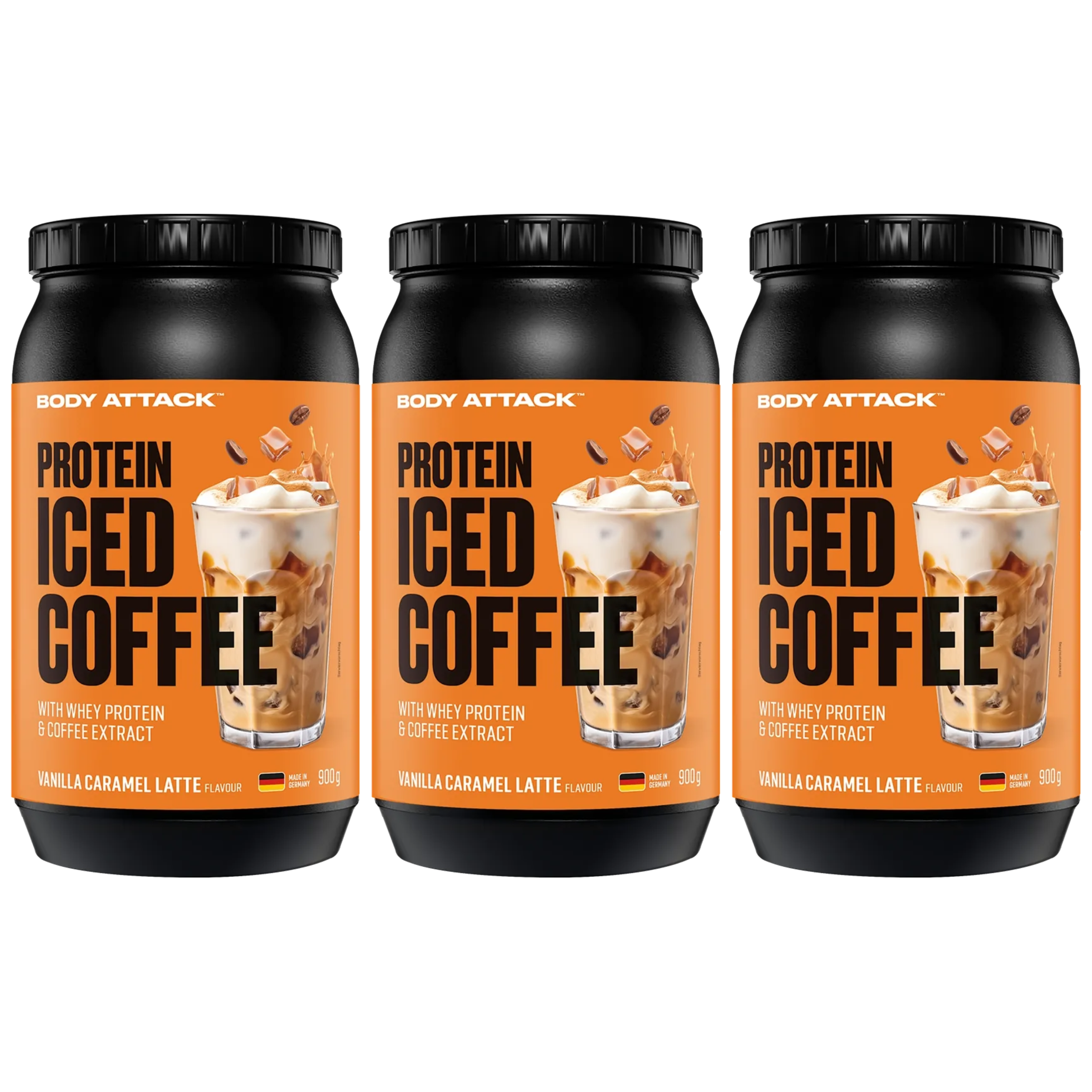 BODY ATTACK - Protein Iced Coffee - 3x 900g