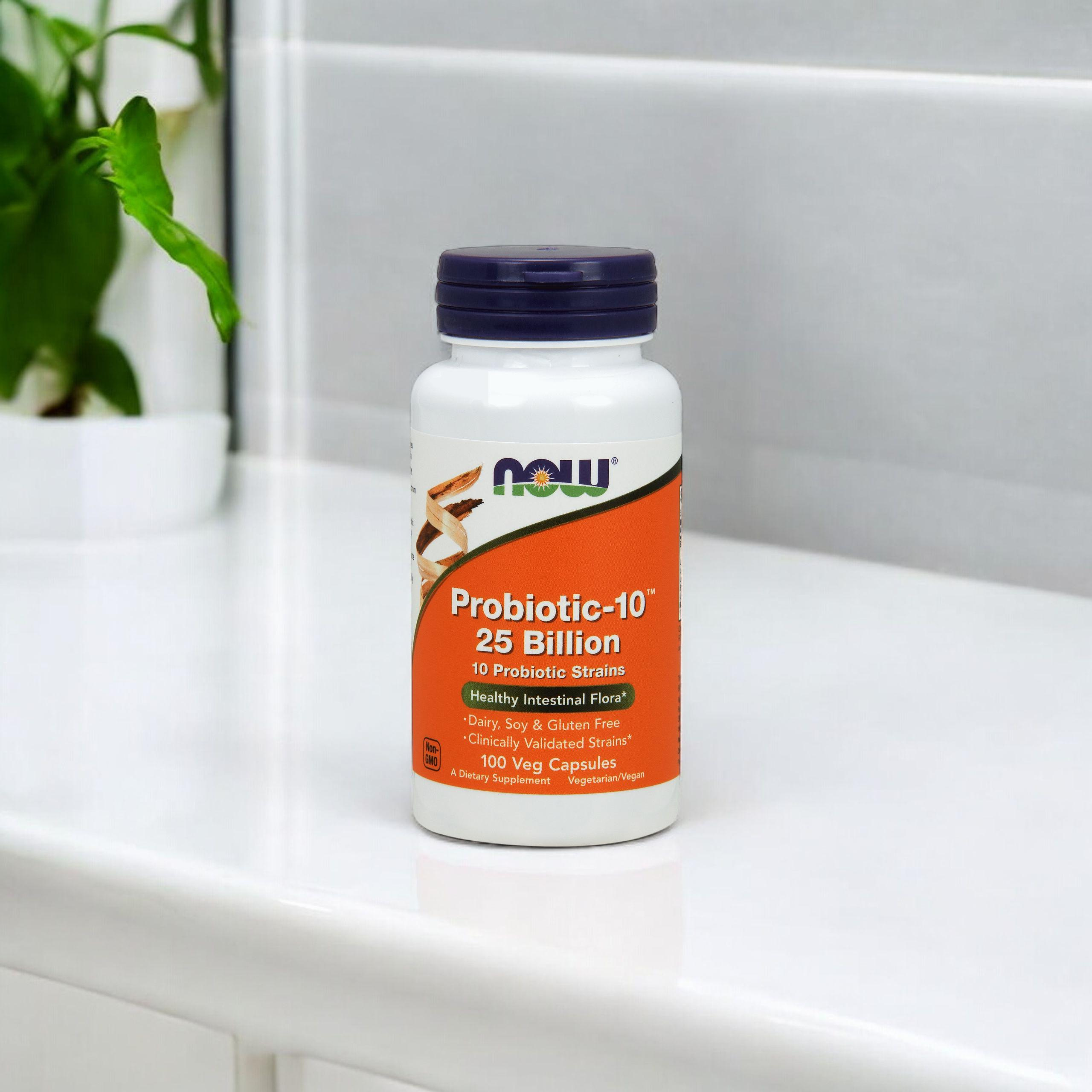 NOW Probiotic-10 25 Billion - 100vegcaps