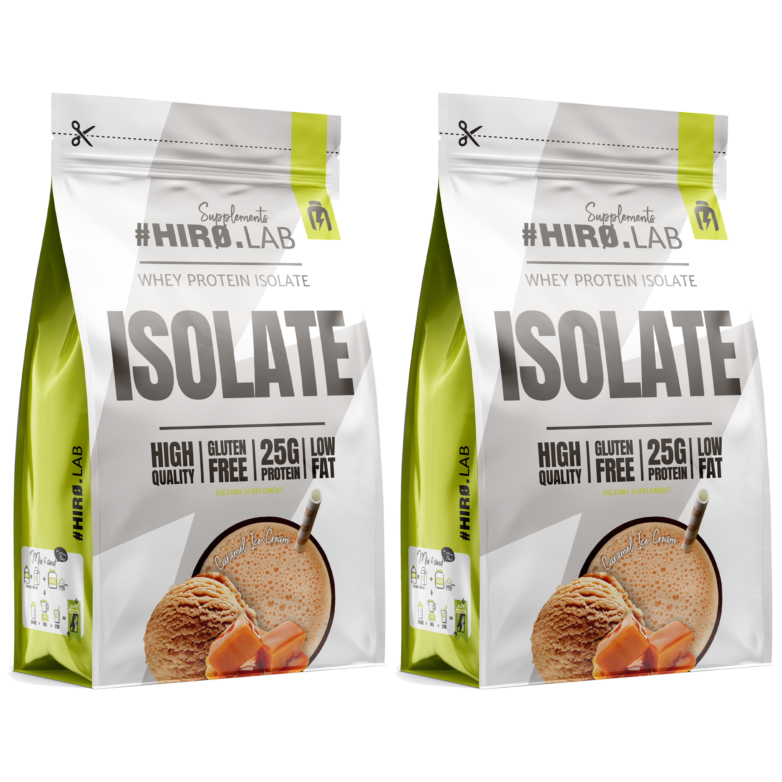HIRO.LAB Whey Protein Isolate - 2x 700g