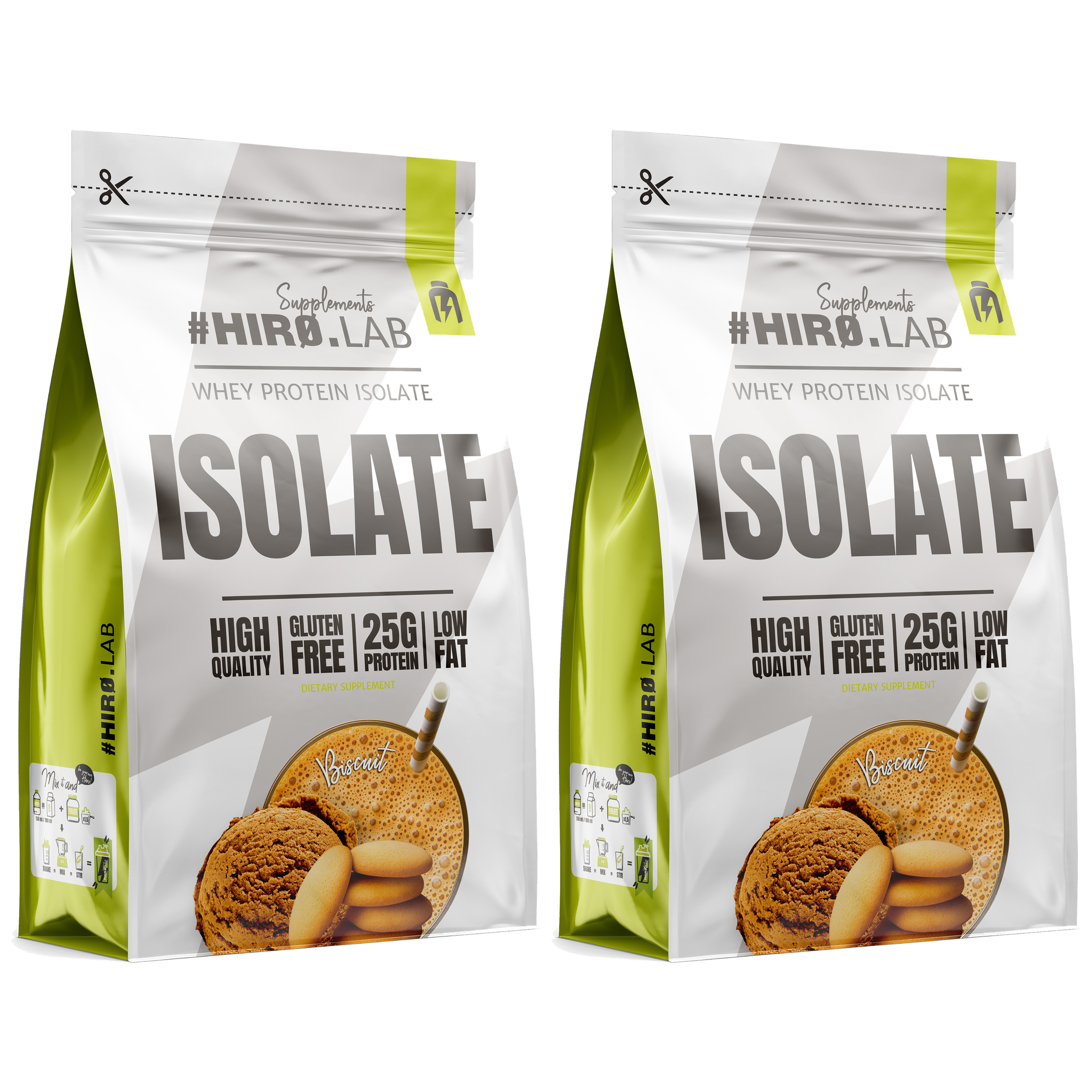 HIRO.LAB Whey Protein Isolate - 2x 700g