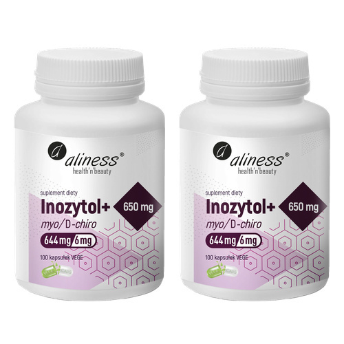 ALINESS - Inozytol Myo / D-Chiro 650mg - 2x 100vcaps.
