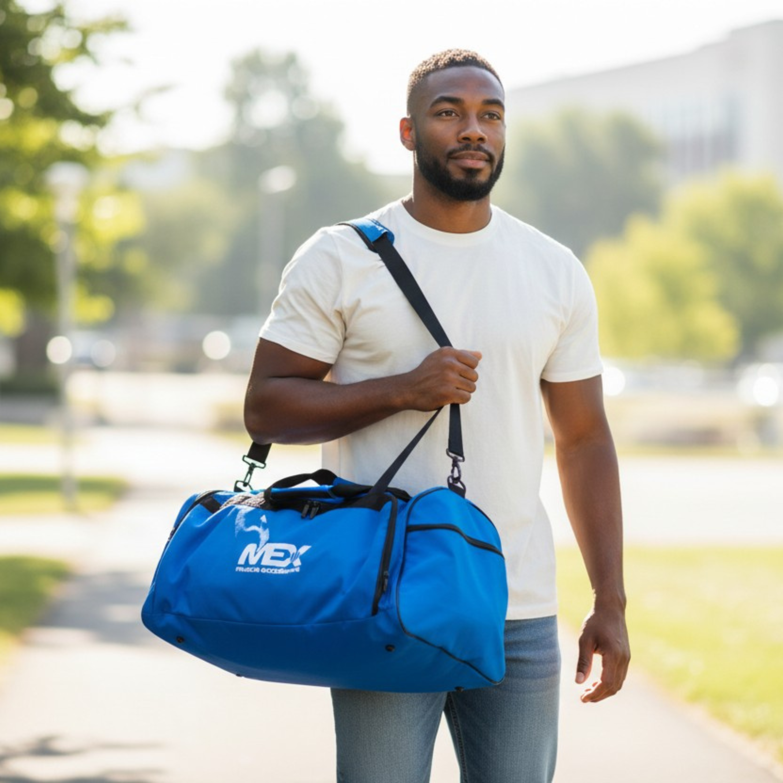 MEX NUTRITION - Torba Sporty Bag - 3x Blue