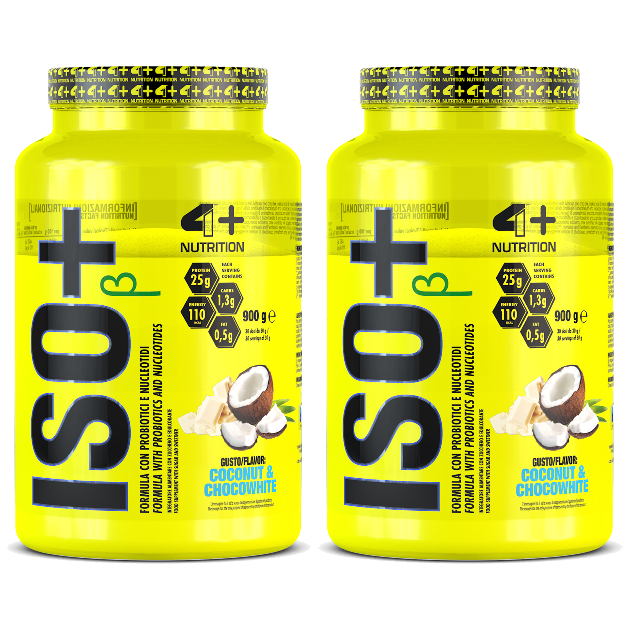4+ NUTRITION Iso+ Probiotics - 2x 900g