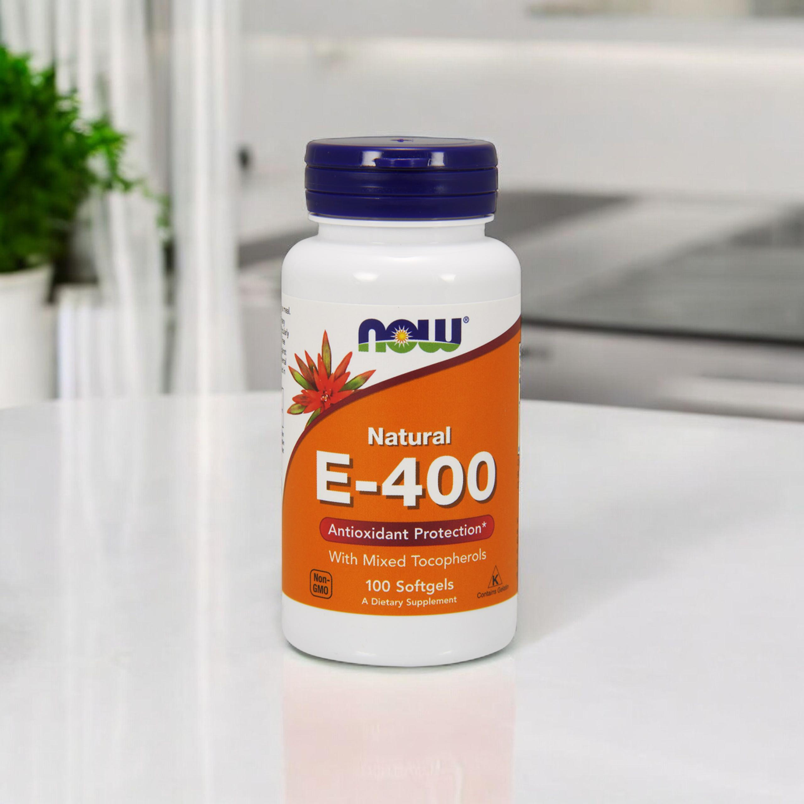 NOW Vitamin E-400 MT - 2x 100softgels