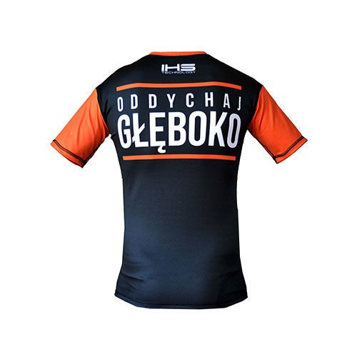 ASURA Koszulka Rashguard Short T-shirt - High Kick - 3x Oddychaj Głęboko