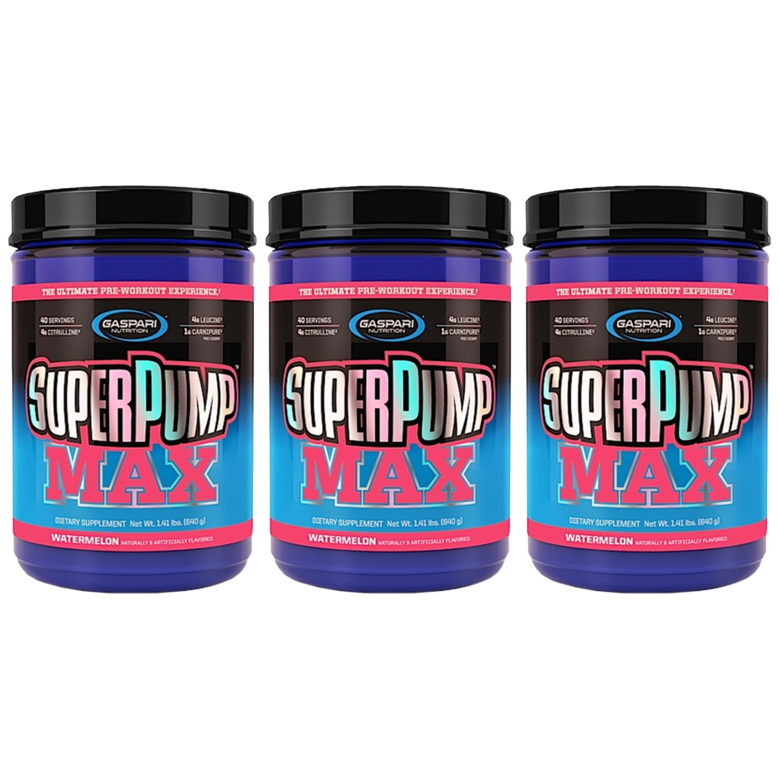 GASPARI NUTRITION Super Pump Max - 3x 640g