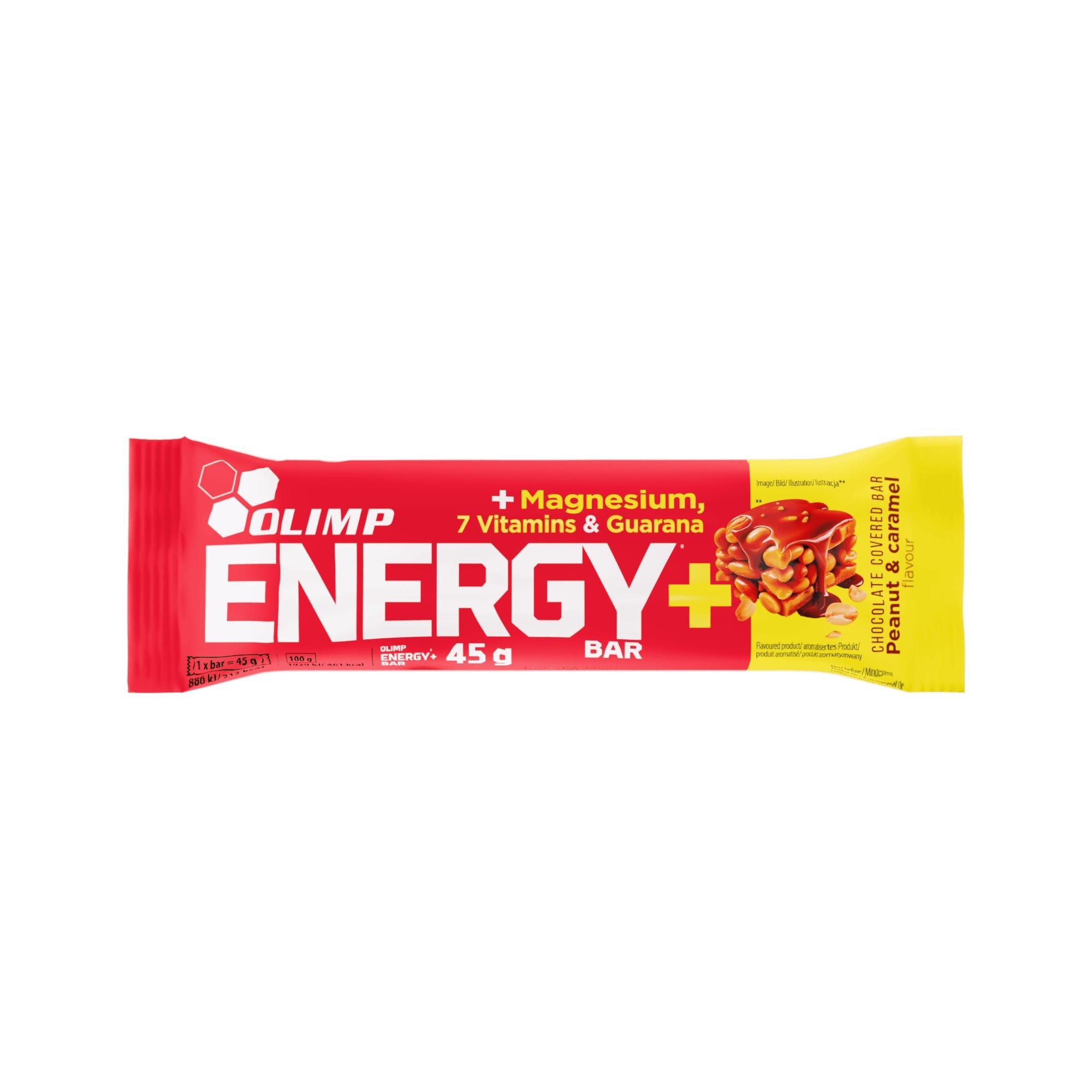 OLIMP - Energy+ Bar - 20x 45g - Peanut Caramel
