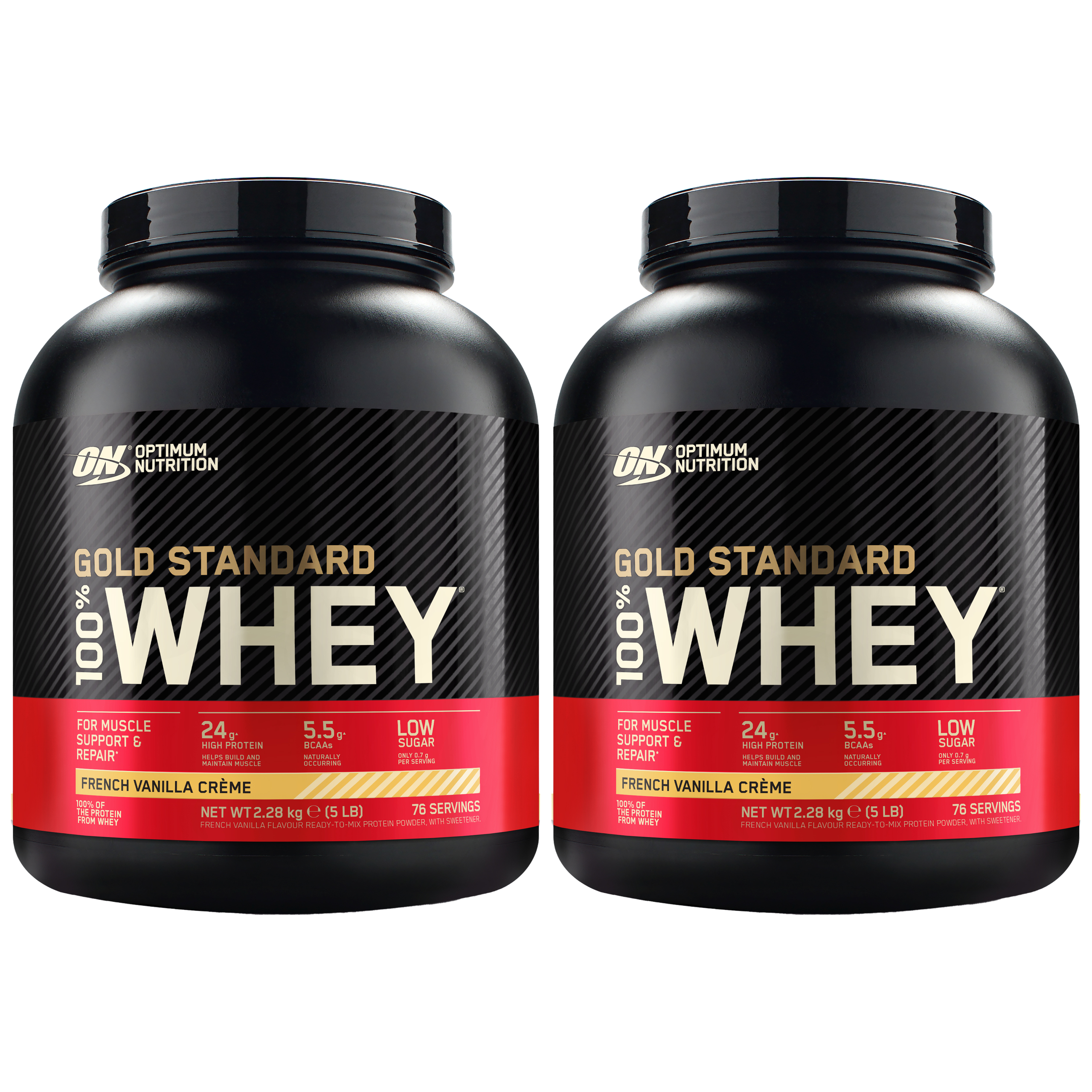 OPTIMUM NUTRITION Whey Gold Standard - 2x 2280g