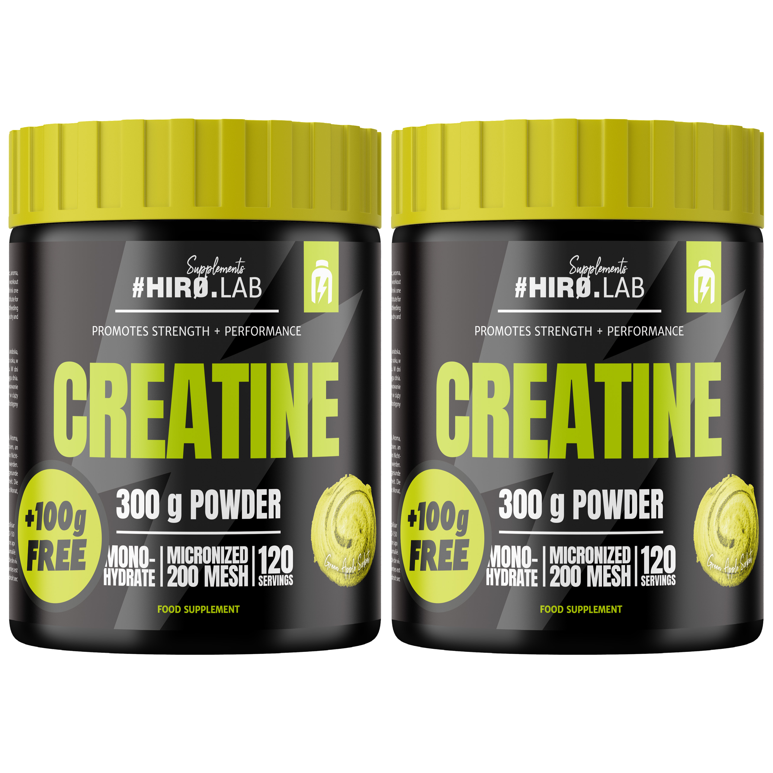 HIRO.LAB Creatine - 2x 300g + 100g FREE