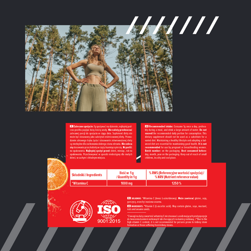 MP NUTRITION 100% Vitamin C 1000mg - 1000g - Witamina C - WYPRZEDAŻ - 07-11