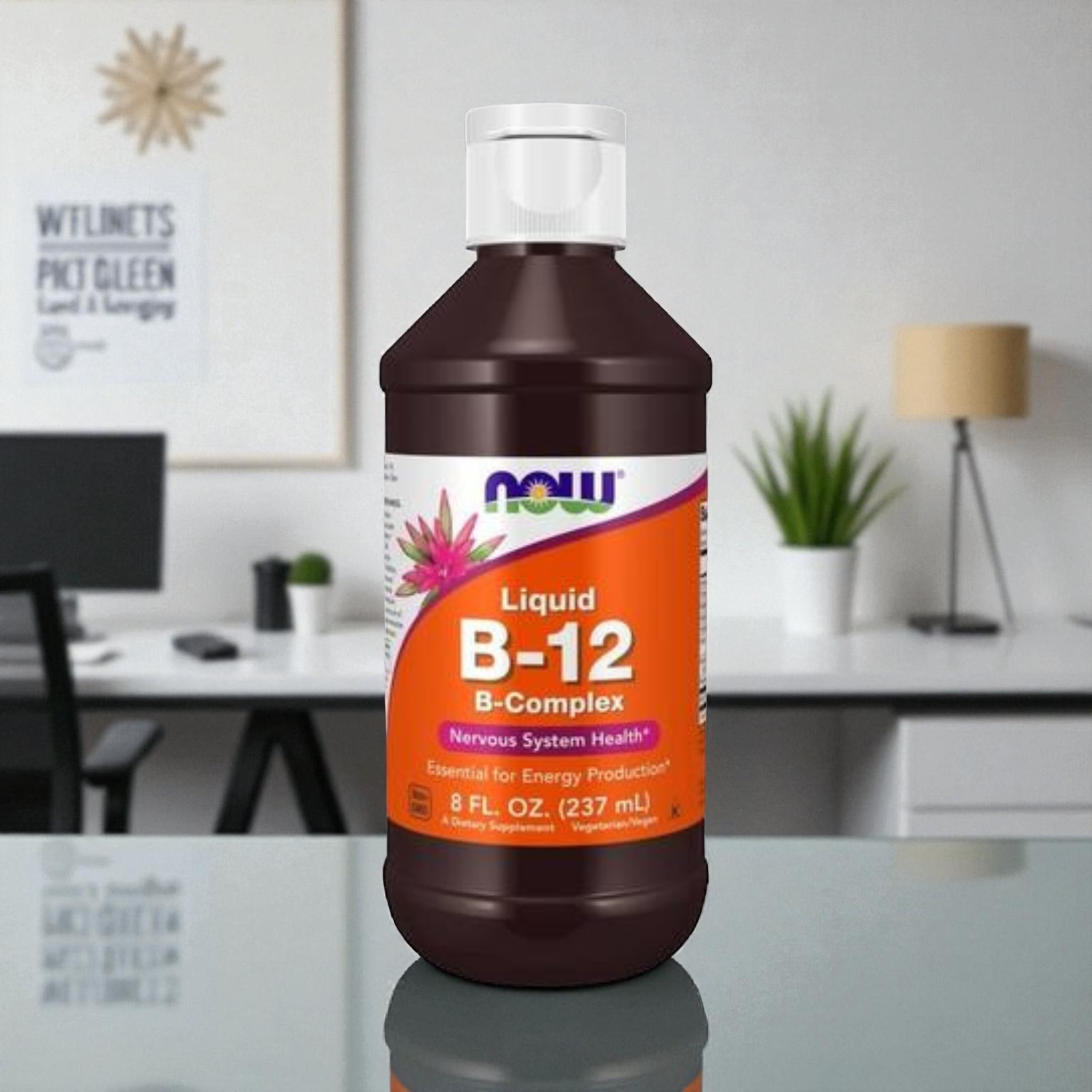 NOW - Vitamin B-12 Liquid B-Complex - 2x 237ml
