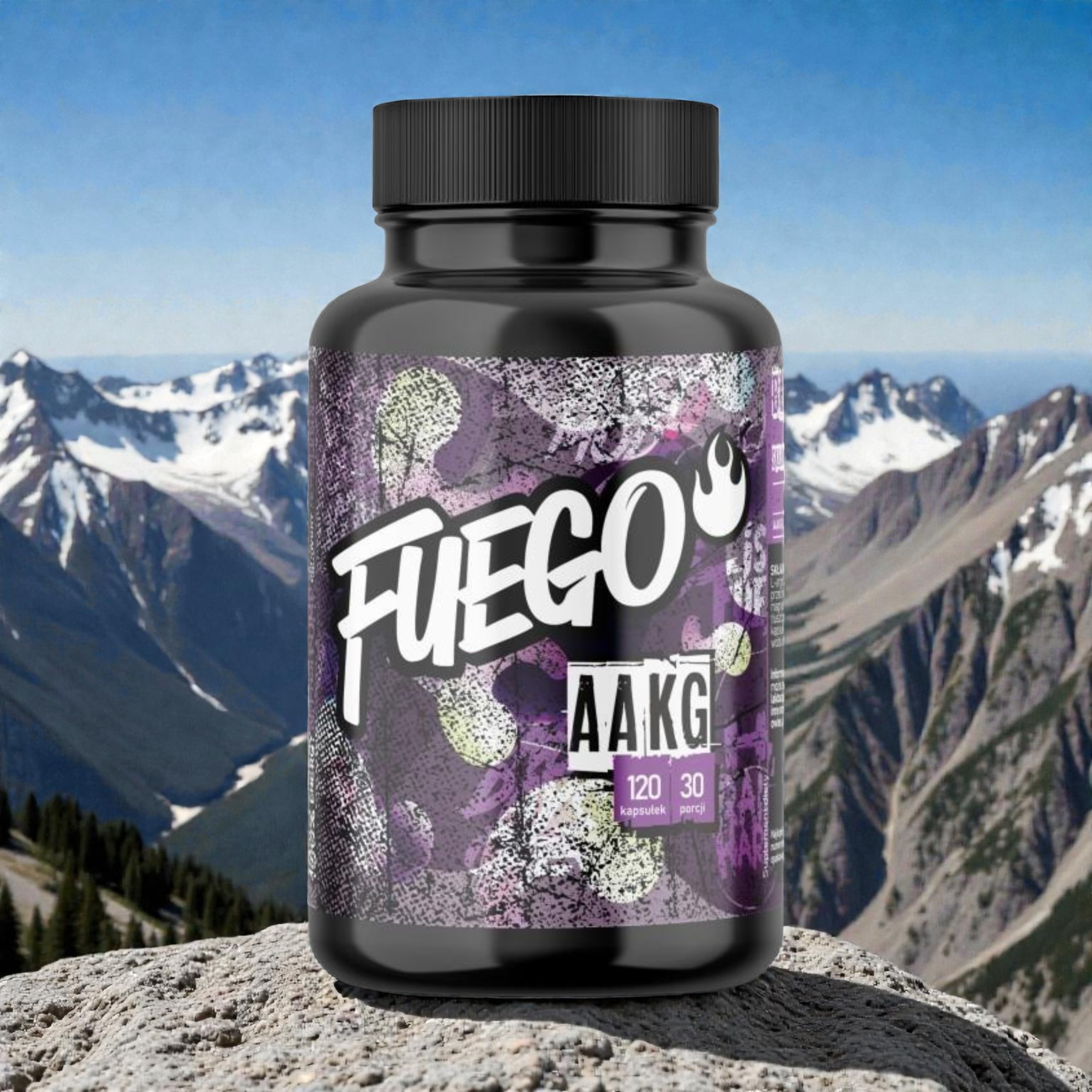 FUEGO - AAKG 1000mg - 2x 120caps.