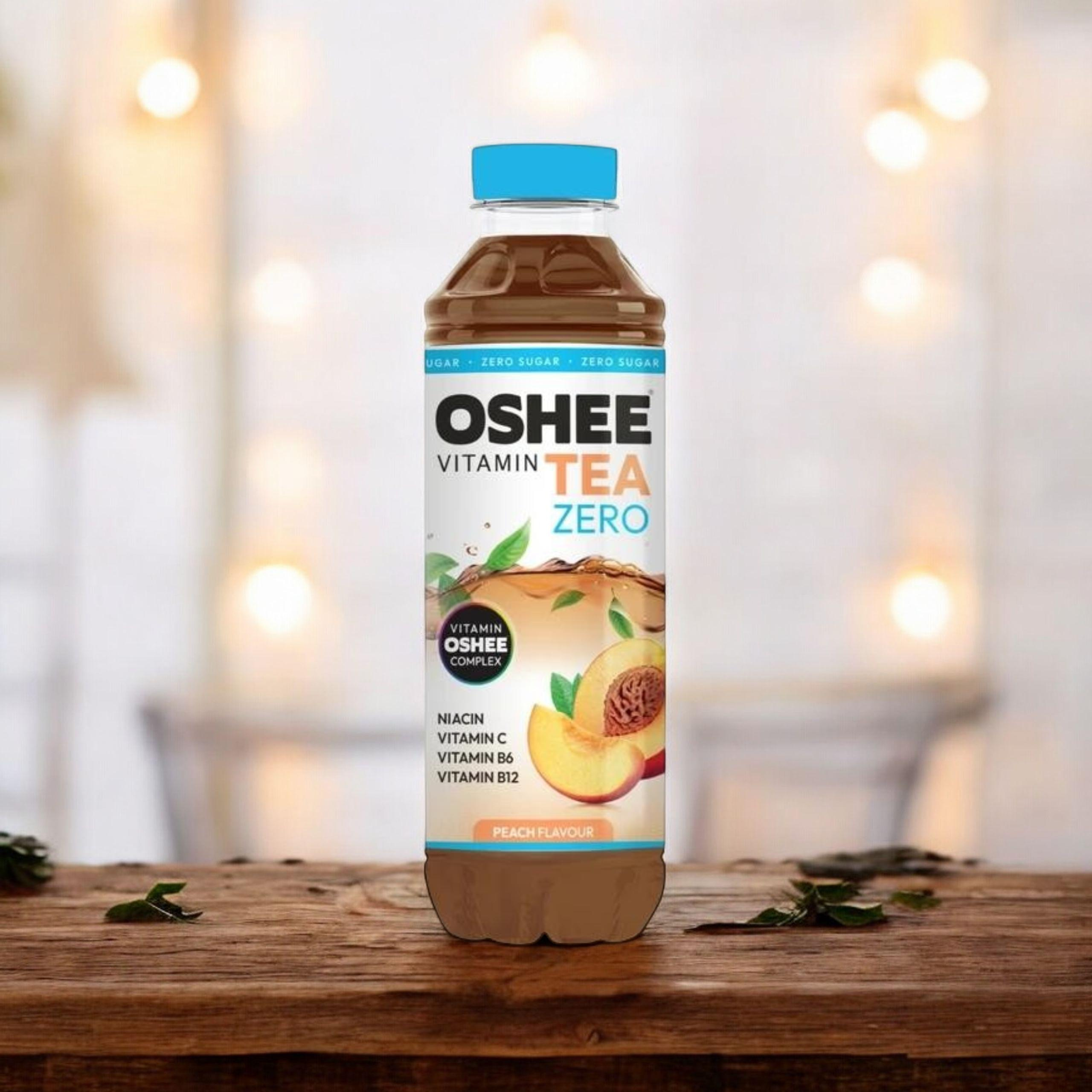 OSHEE - Vitamin Tea Zero - 3x 555ml - Peach