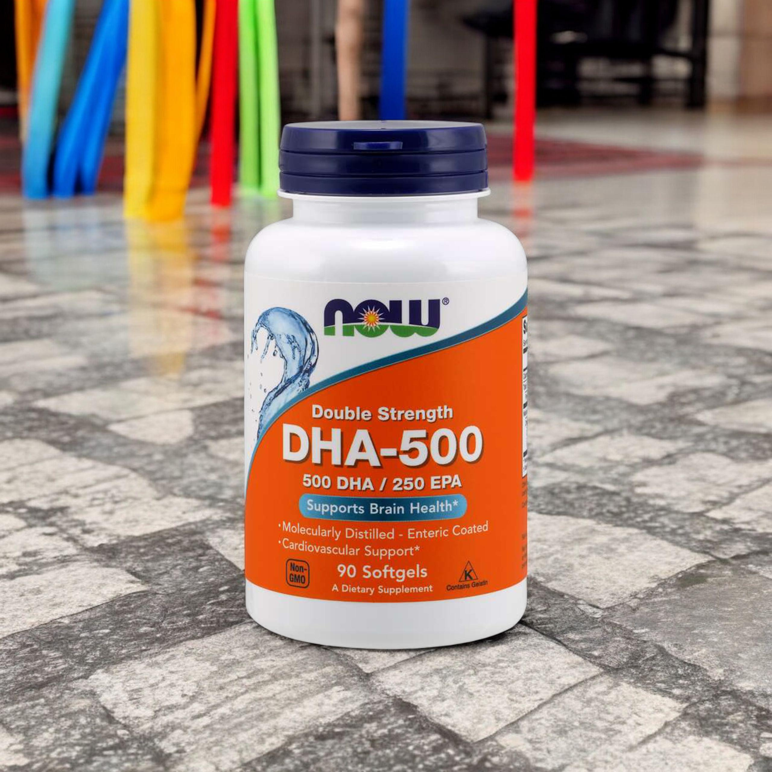 NOW DHA 500mg - 2x 90softgels