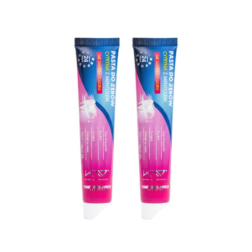 KAMILA WYBRAŃCZYK - Pasta do Zębów bez Fluoru - 2x 50ml - Lemon Mint