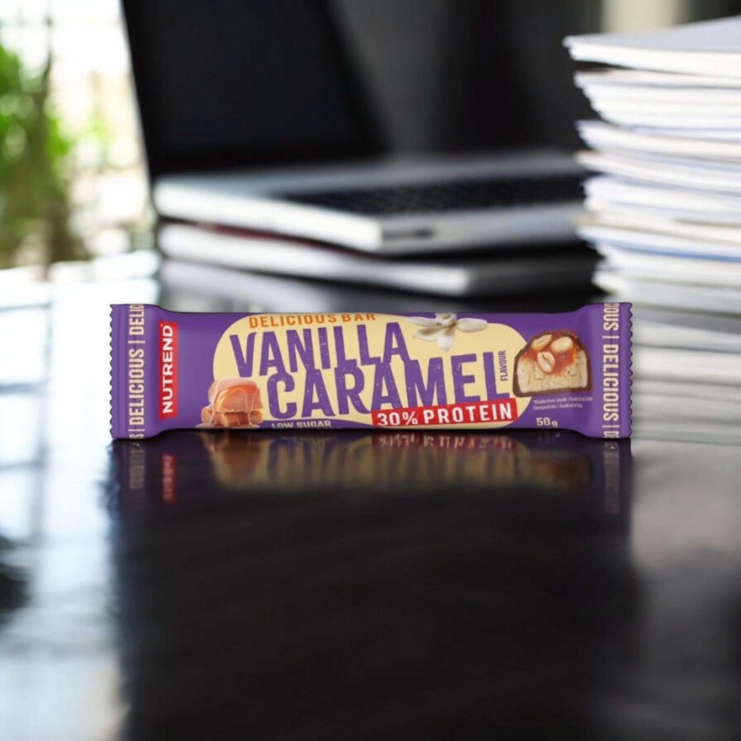 NUTREND Delicious Bar Protein 30 % – 3x 50 g – Wanilia Karmel