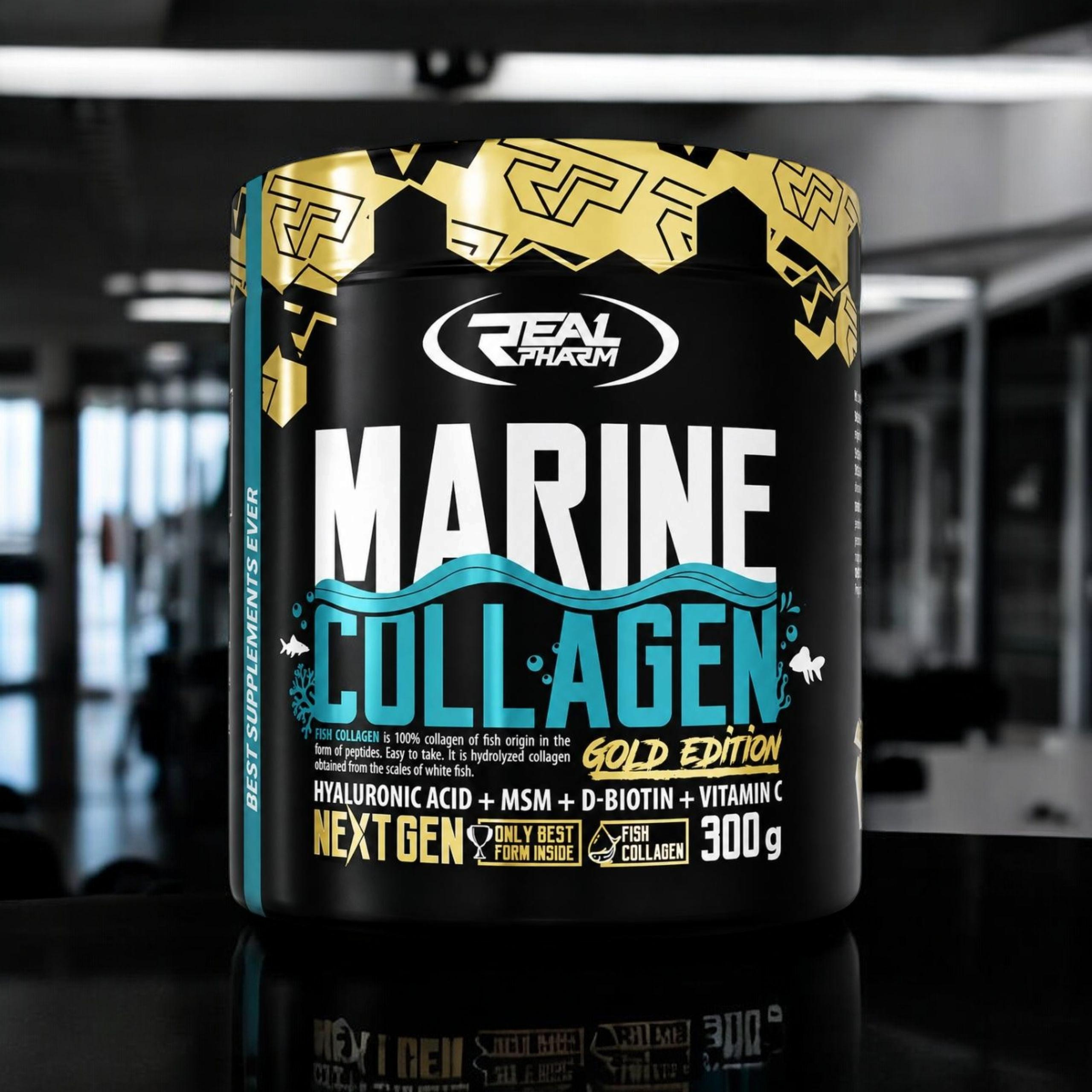 REAL PHARM - Marine Collagen - 300g - Raspberry Lemonade