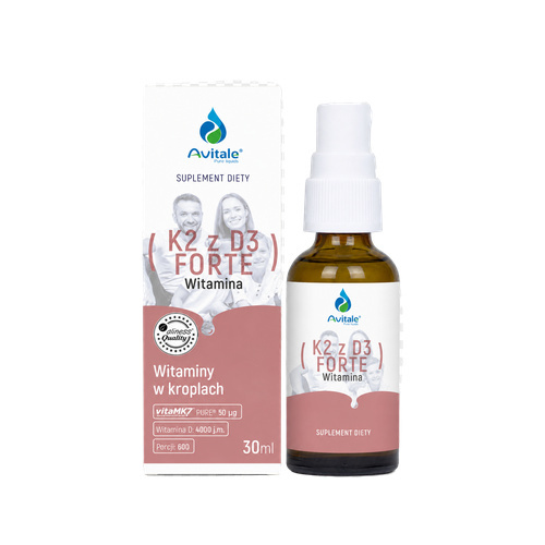 ALINESS - Avitale Witamina K2 MK7 + D3 Forte - 30ml