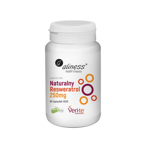 ALINESS - Naturalny Resweratrol 250mg - 60vcaps.