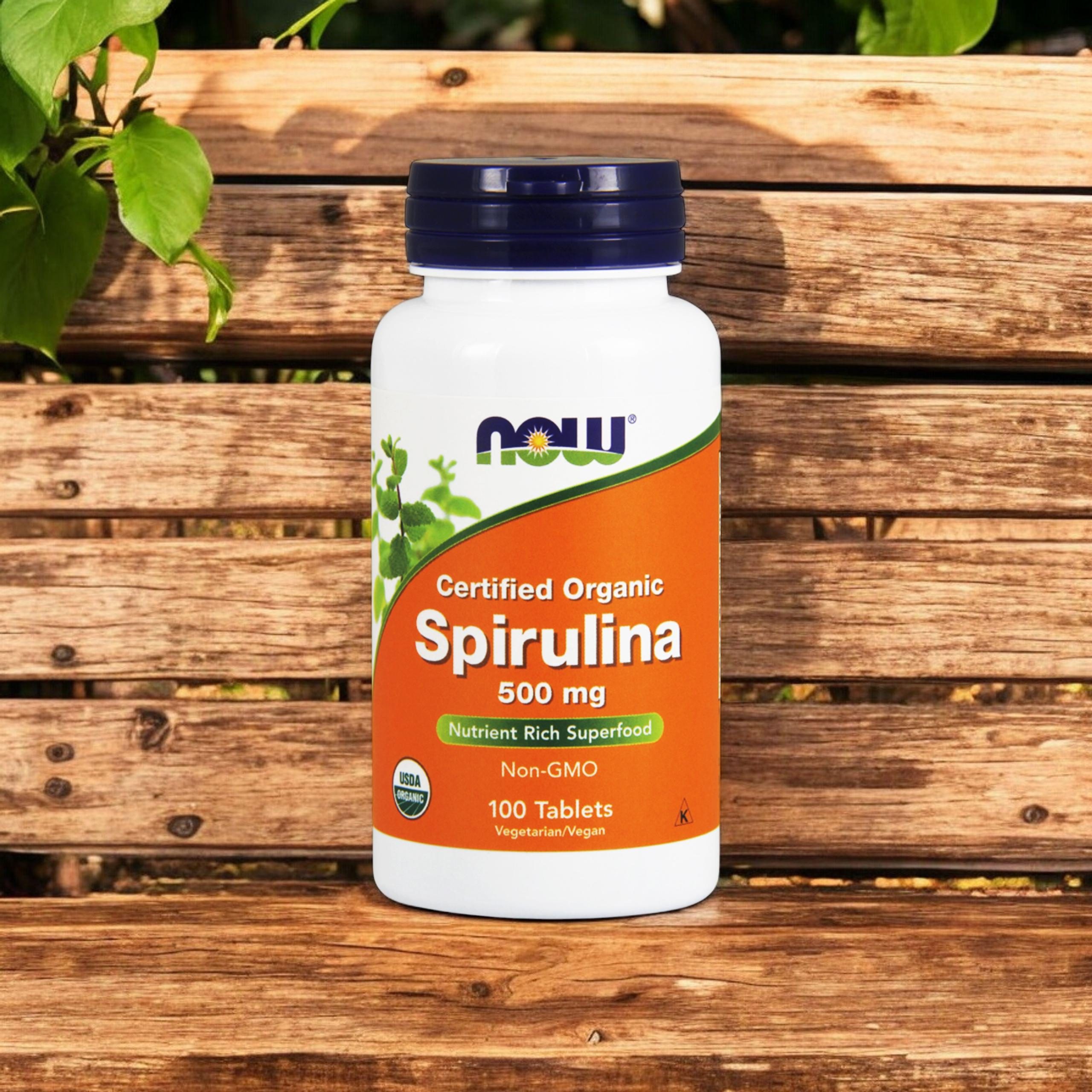 NOW Spirulina 500mg - 3x 100tab