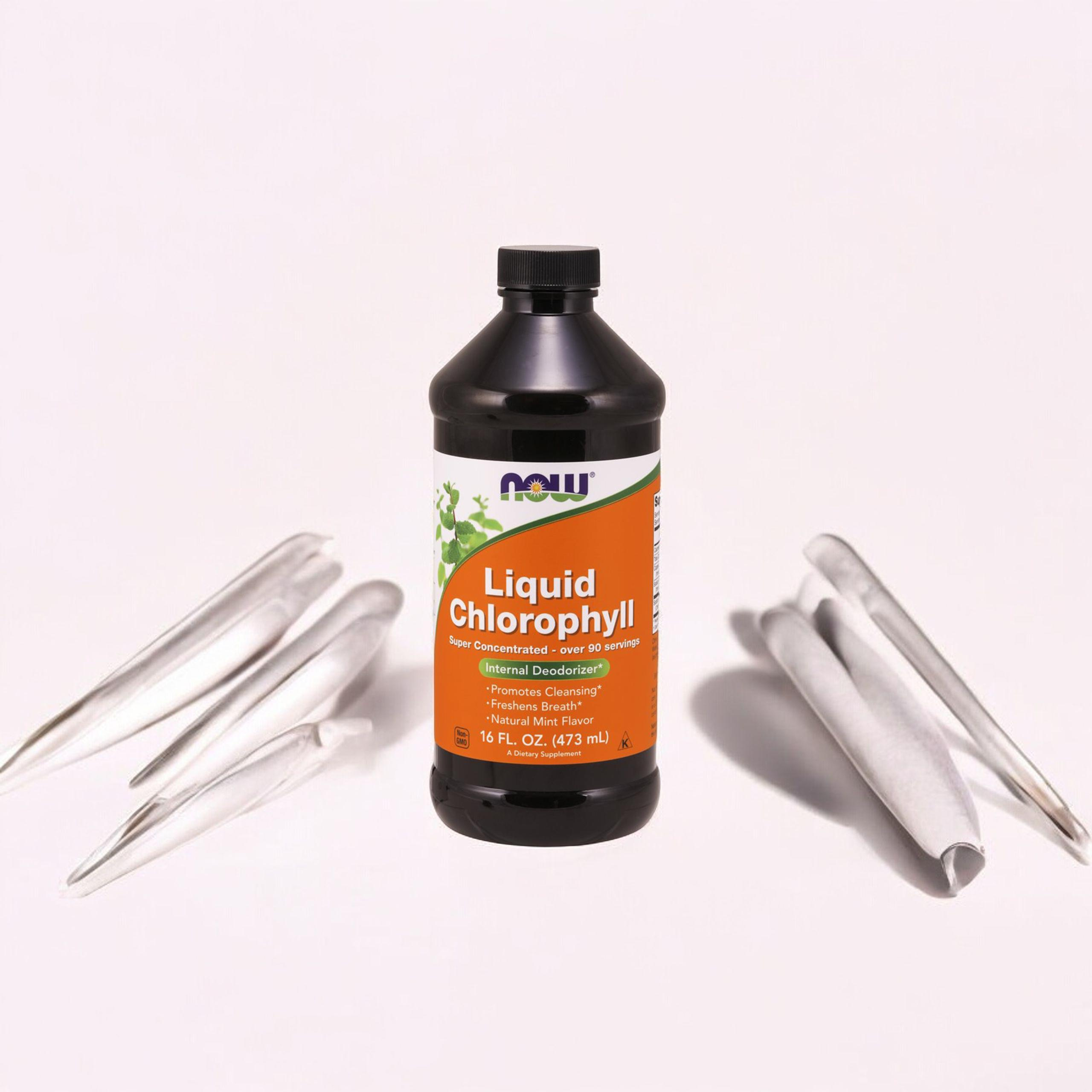NOW Liquid Chlorophyll - 2x 473ml - Chlorofil w płynie