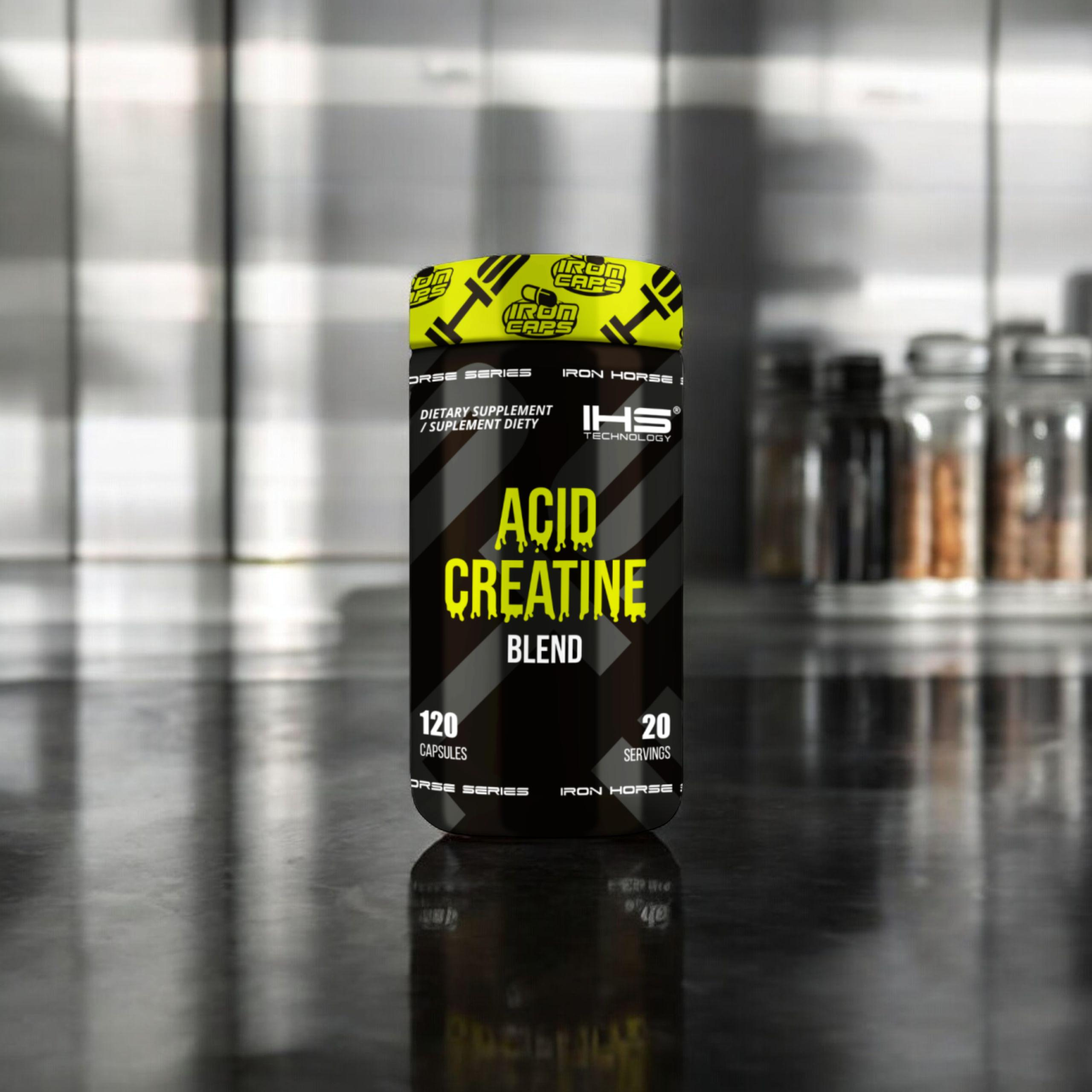 IRON HORSE - Acid Creatine Blend - 120caps.