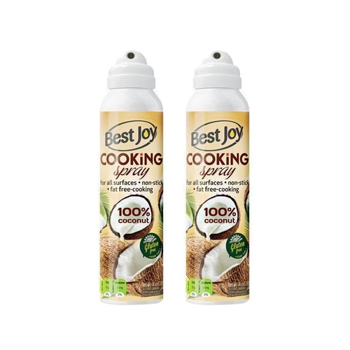BEST JOY Coconut Oil Cooking Spray - 2x 250ml (201g)