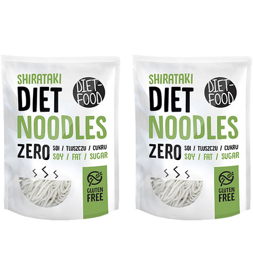 DIET FOOD Diet Noodles - 2x 200g - Makaron Konjac