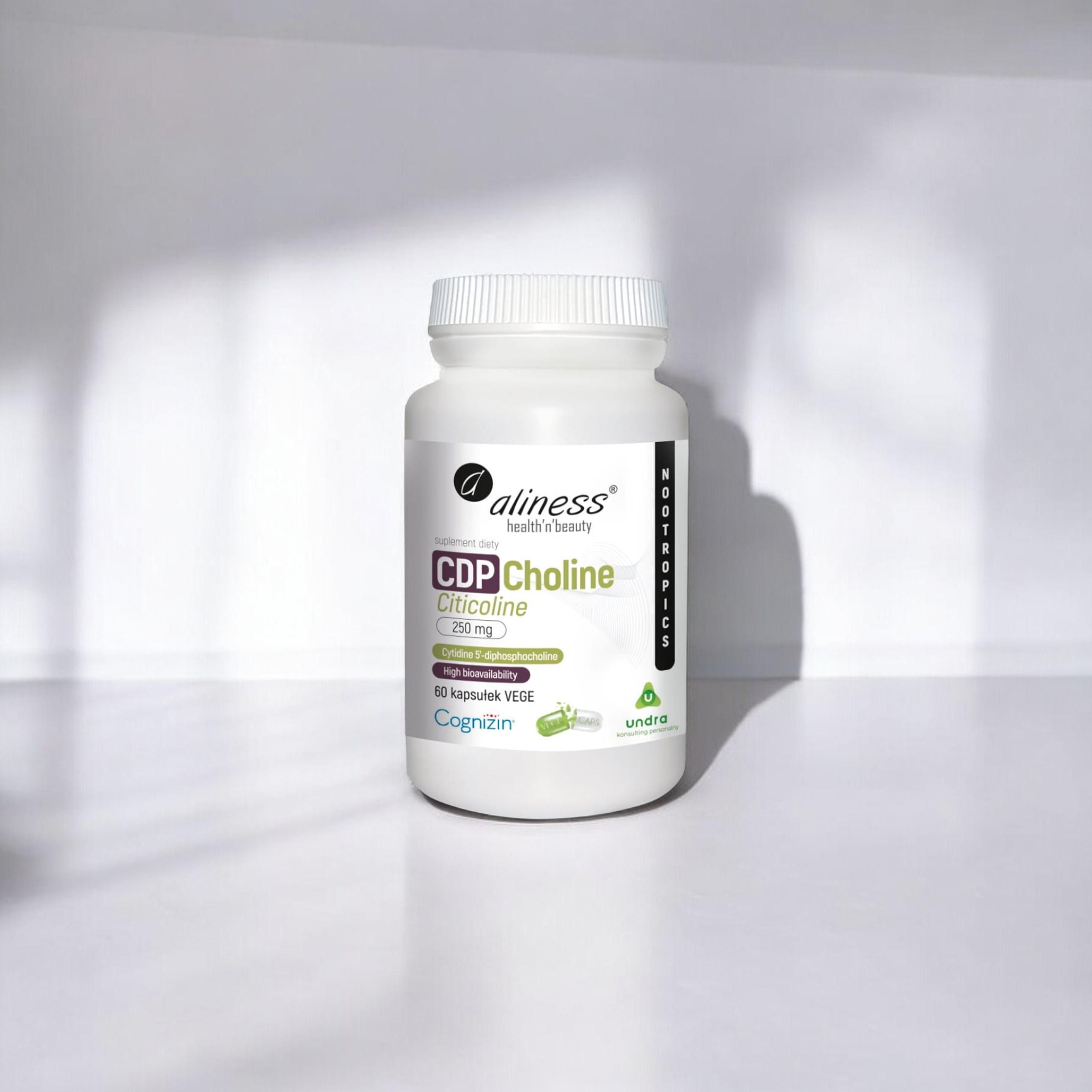Aliness CDP Choline 250mg - 3x 60vcaps.
