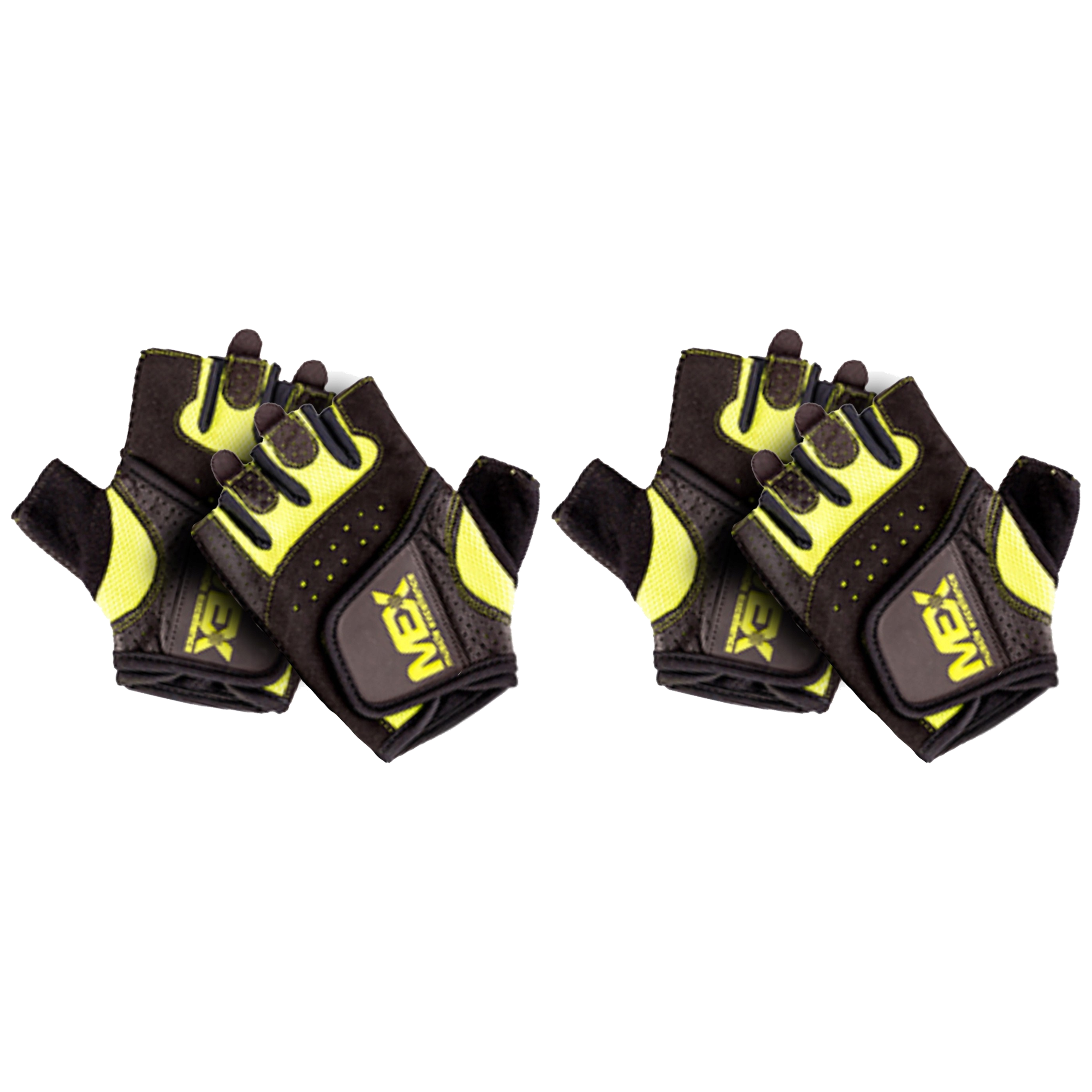 MEX W‑FIT Rękawice Damskie – Green — zestaw 2x