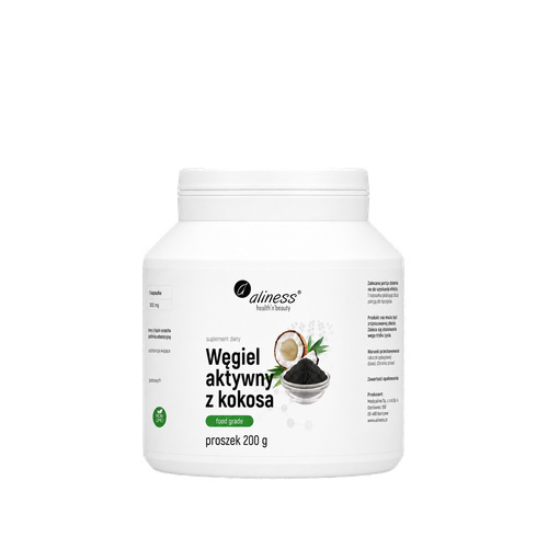ALINESS - Węgiel Aktywny z Kokosa - 200g