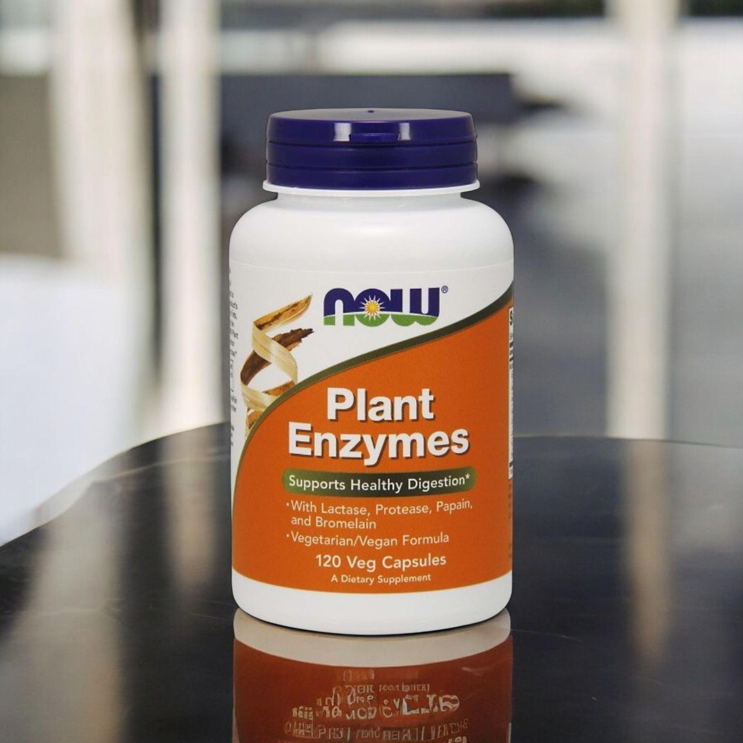 NOW Plant Enzymes - 3x 120vcaps.