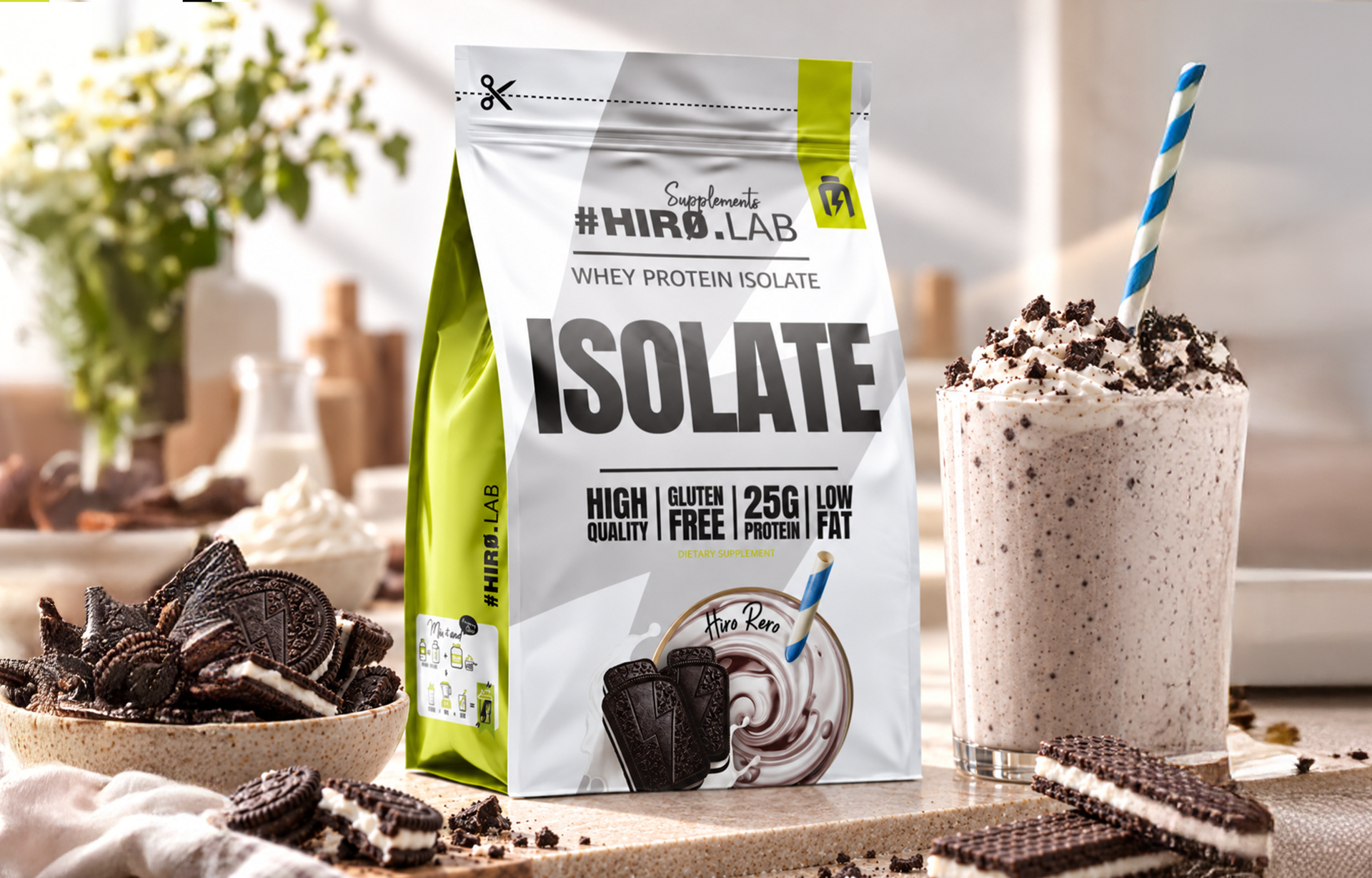 HIRO.LAB Whey Protein Isolate - 2x 700g
