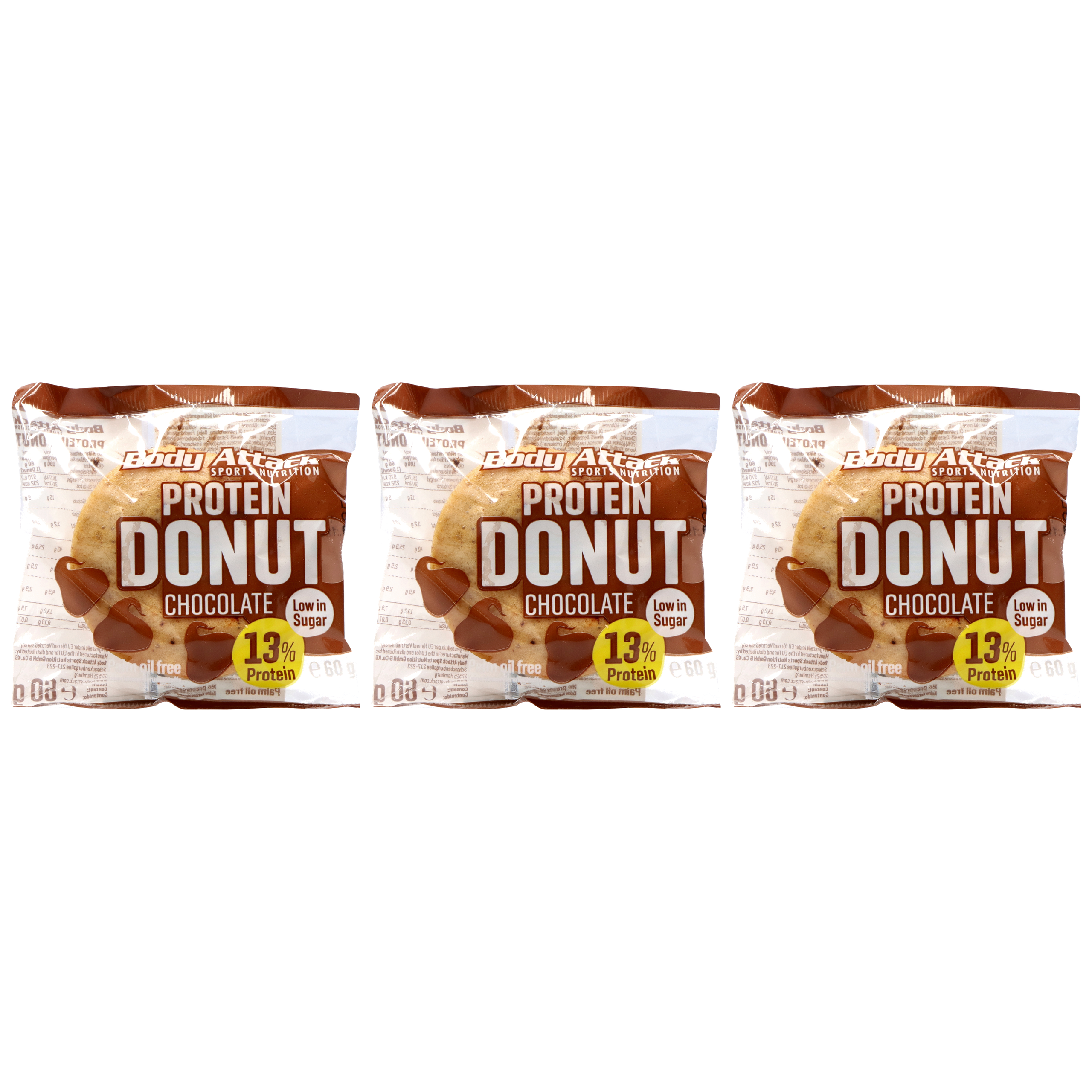 BODY ATTACK Protein Donut - 3x 60g