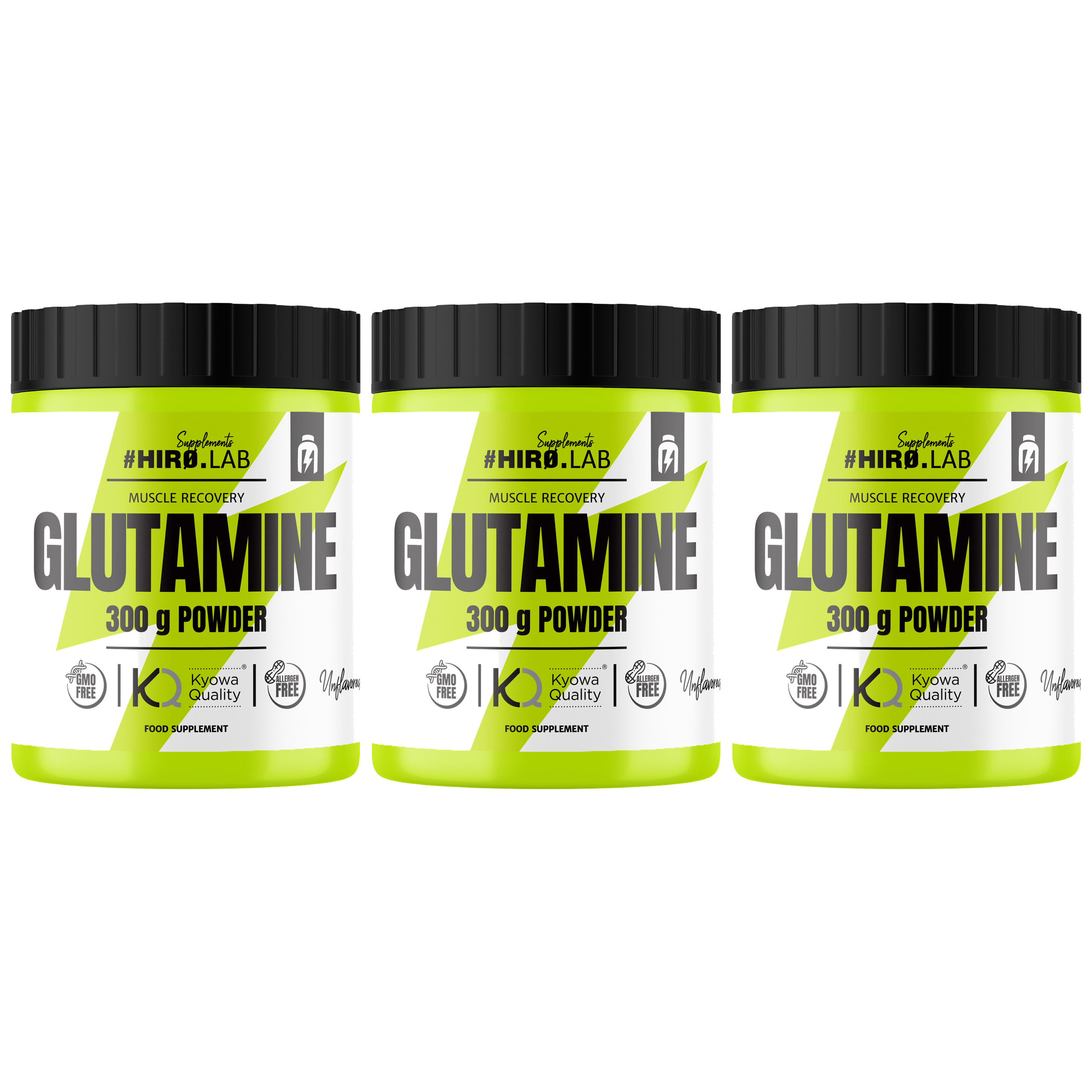 Hiro.Lab Glutamine Kyowa - 3x 300g