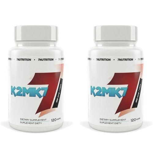 7 NUTRITION K2 MK7 100mcg - 2x 120caps