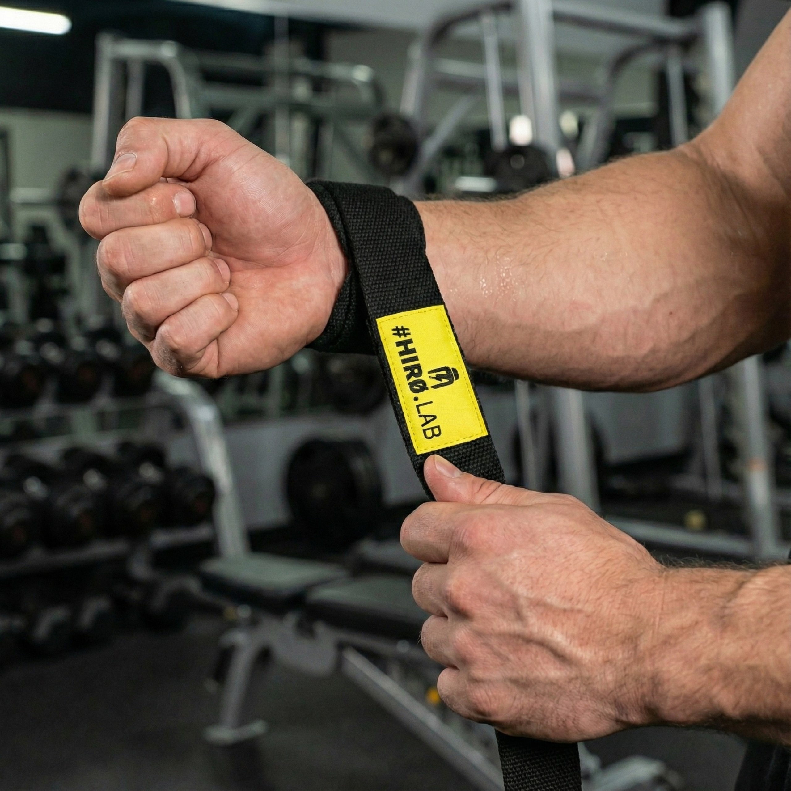 HIRO.LAB Cotton Straps - Paski do podnoszenia ciężarów