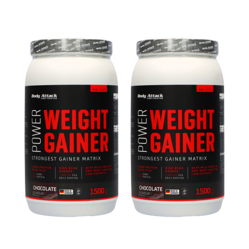 BODY ATTACK Power Weight Gainer - 2x 1500g